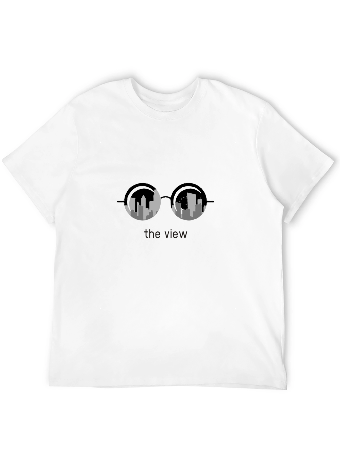 City View Graphic Tee - Modern Mens T-Shirt
