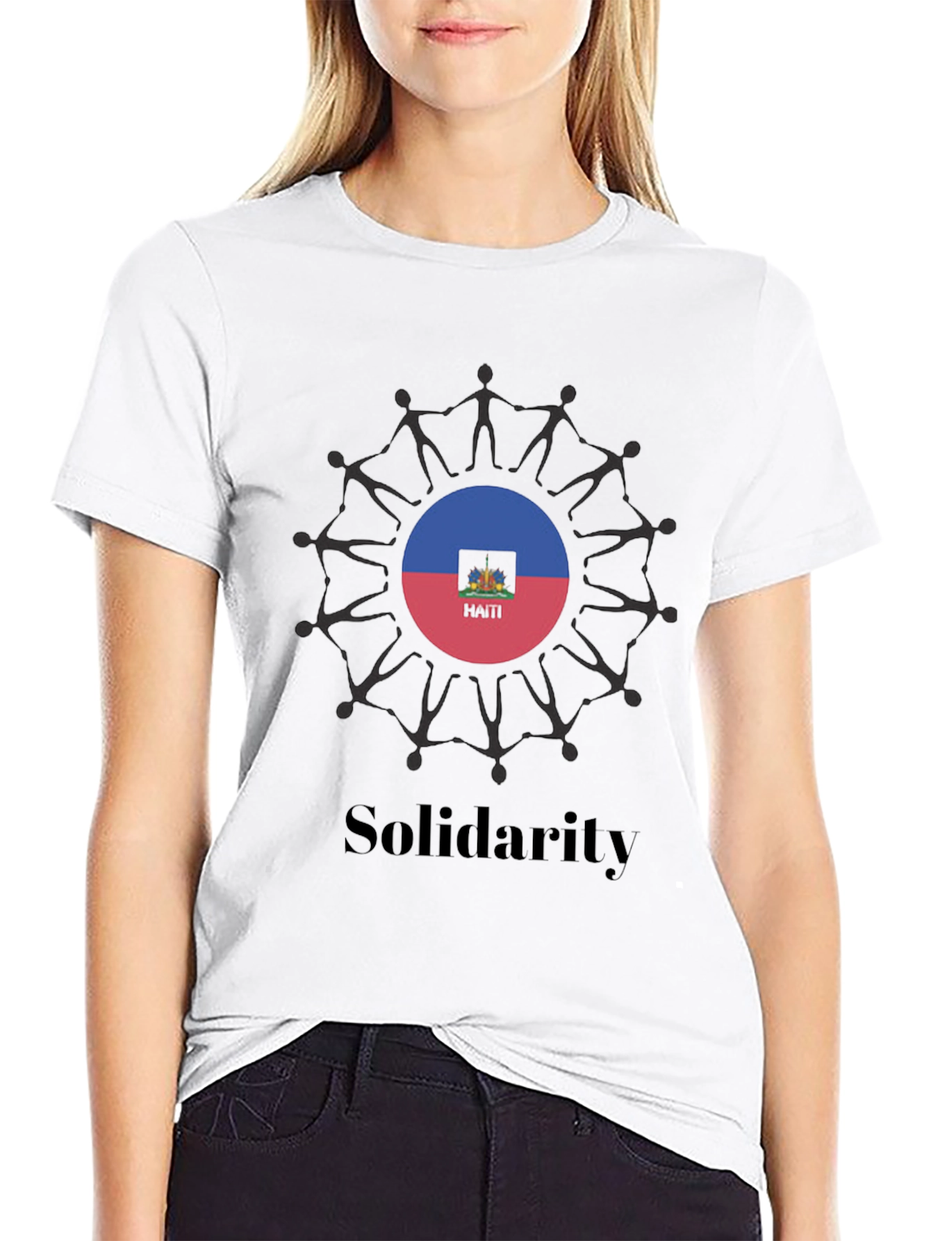 Haiti Solidarity T-Shirt - Black