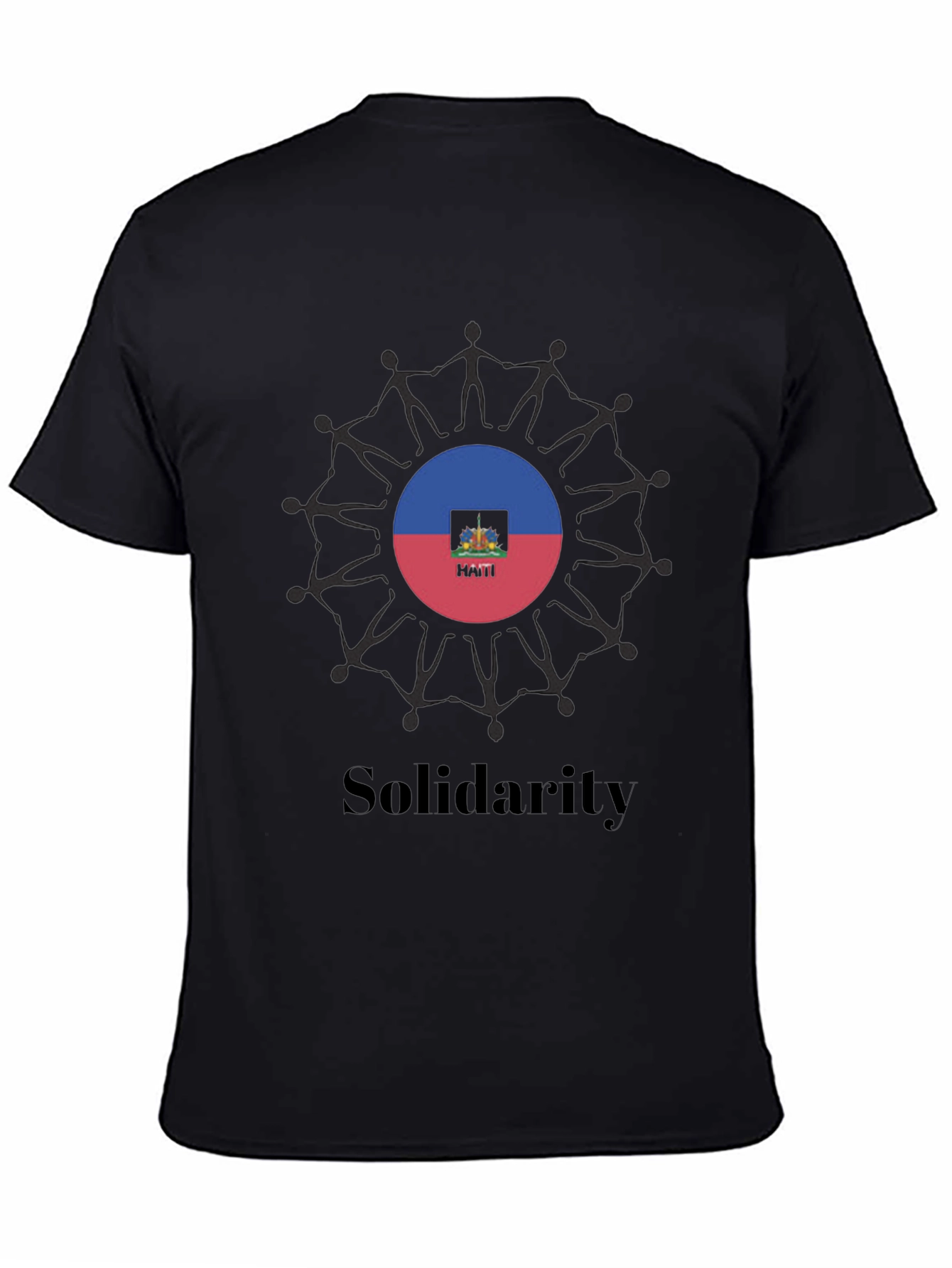 Haiti Solidarity T-Shirt - Black