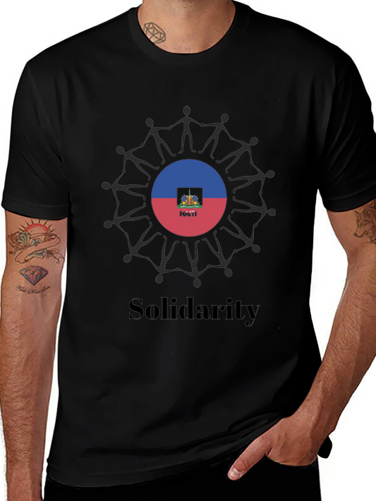 Haiti Solidarity T-Shirt - Black