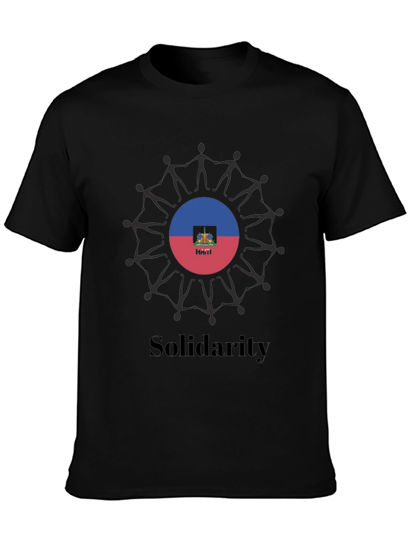 Haiti Solidarity T-Shirt - Black