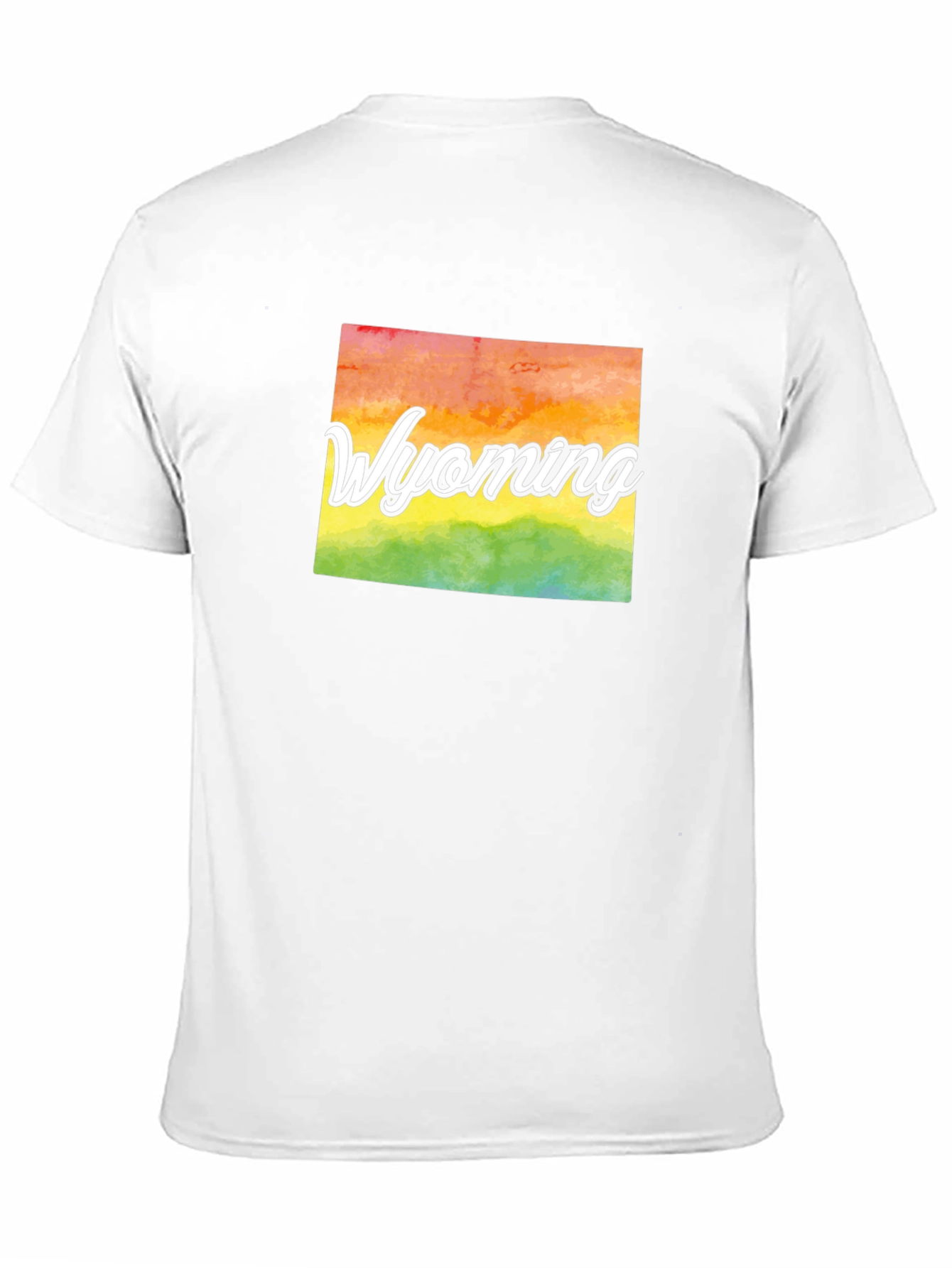 Wyoming Pride T-Shirt - Rainbow State Graphic Tee