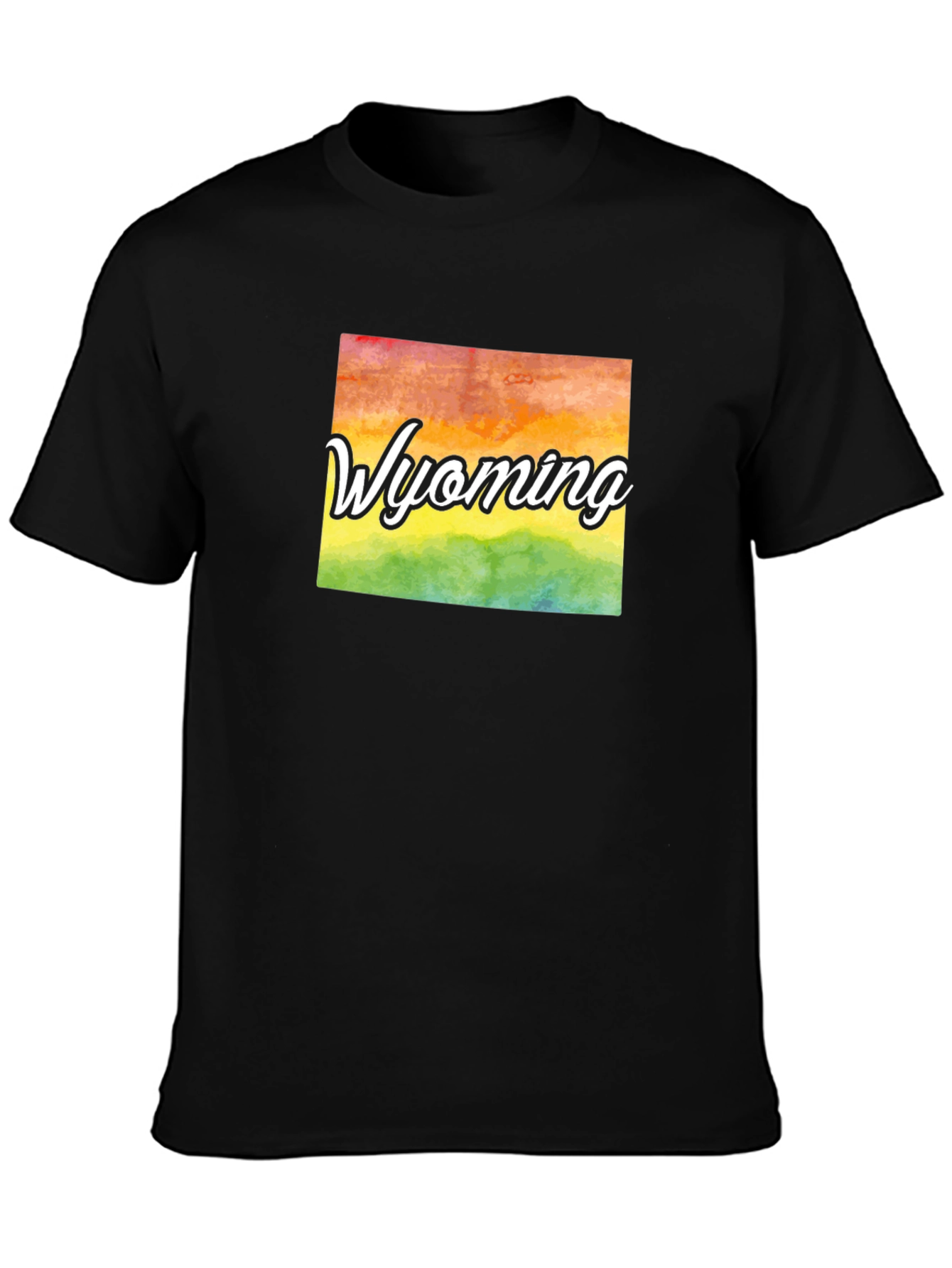 Wyoming Pride T-Shirt - Rainbow State Graphic Tee