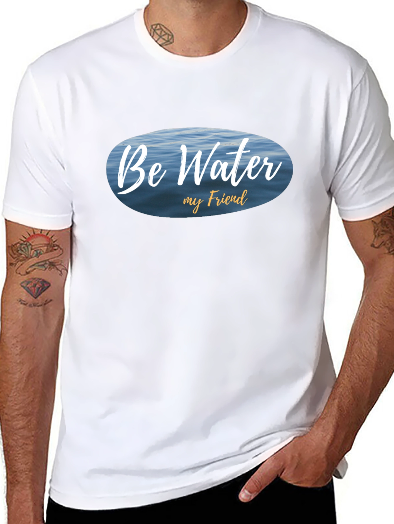 Be Water My Friend T-Shirt - Relaxed Fit