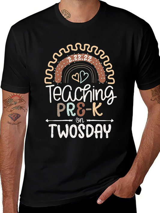 Teaching Pre-K On Twosday T-Shirt