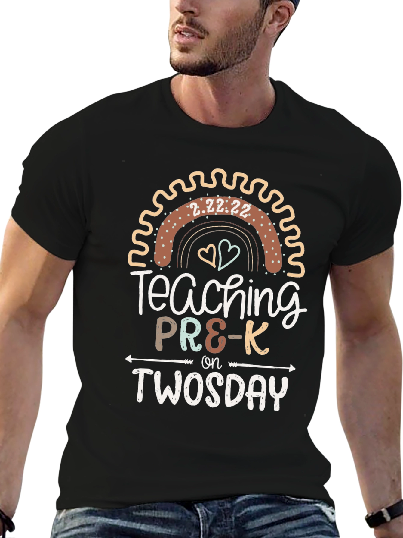 Teaching Pre-K On Twosday T-Shirt