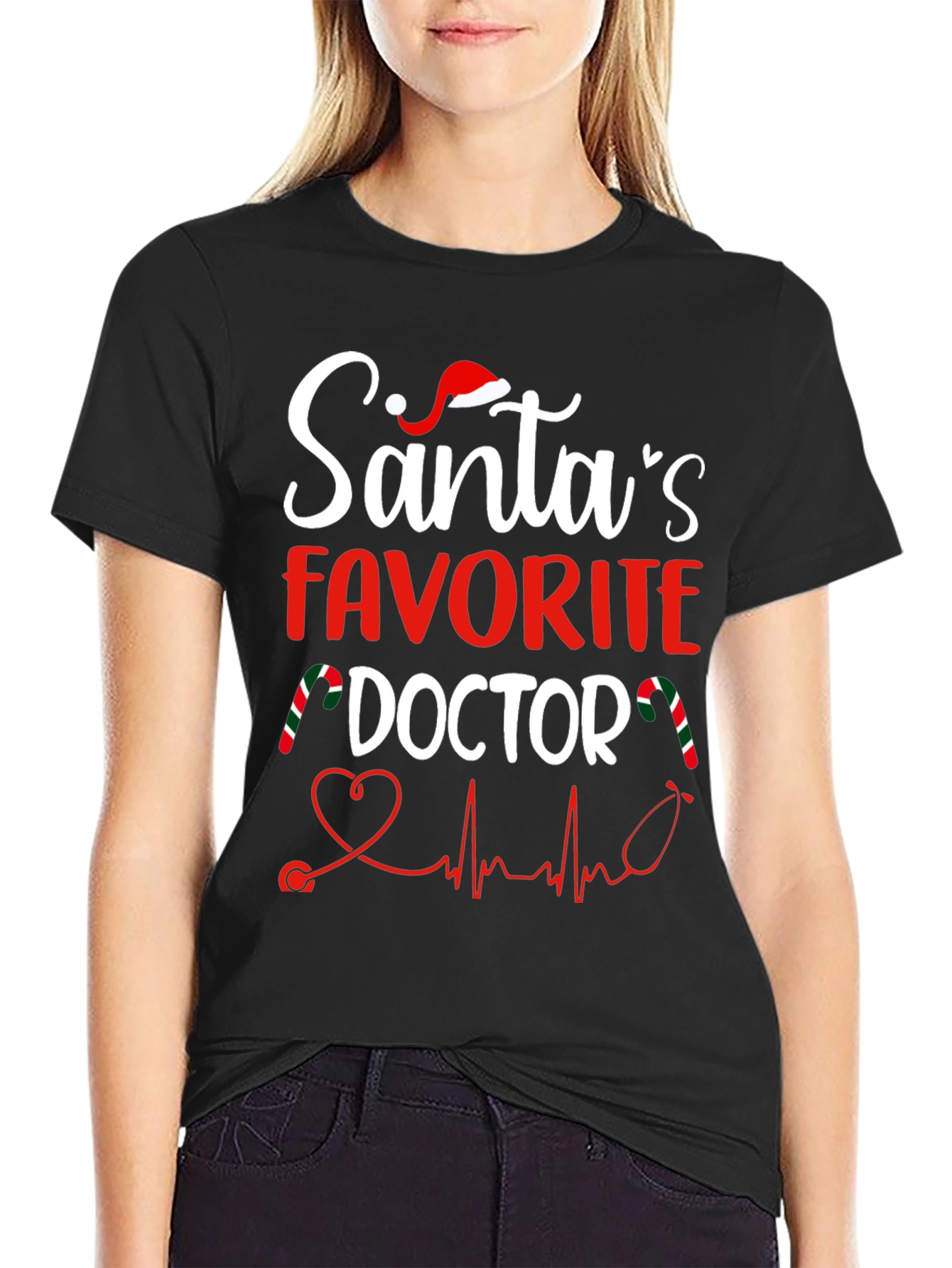 Santas Favorite Doctor T-Shirt