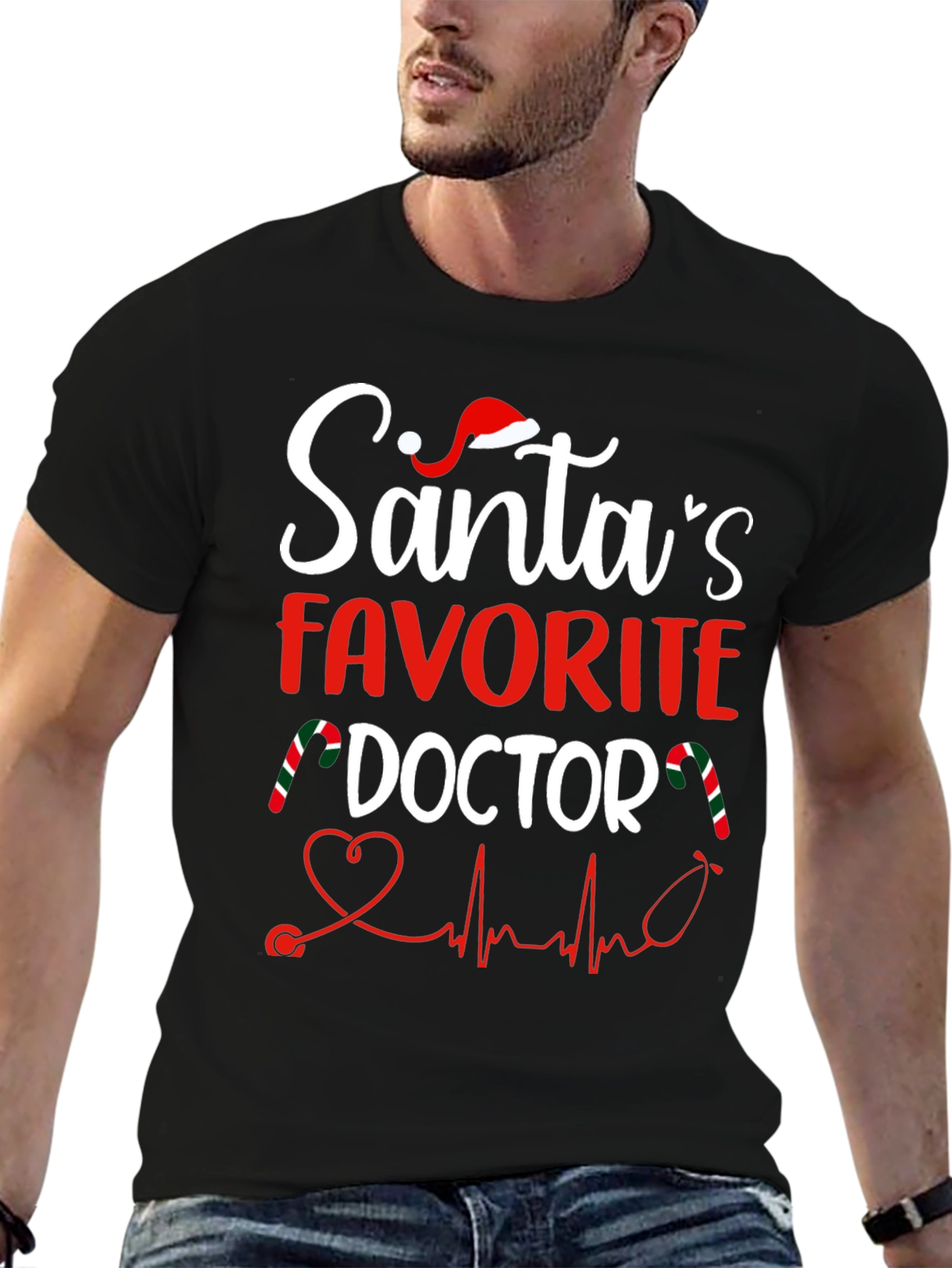 Santas Favorite Doctor T-Shirt