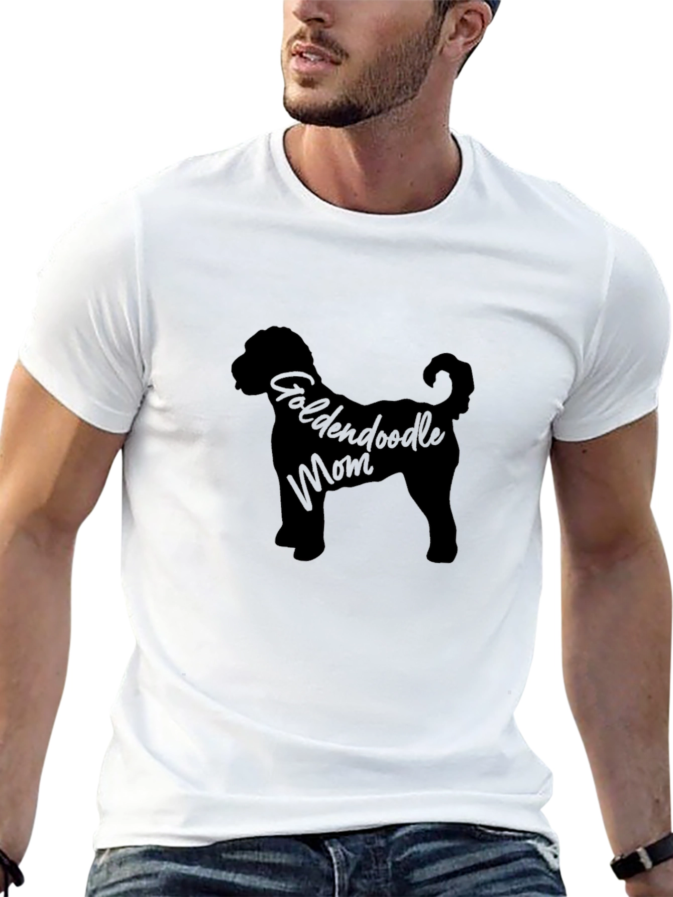 Goldendoodle Mom Black T-Shirt