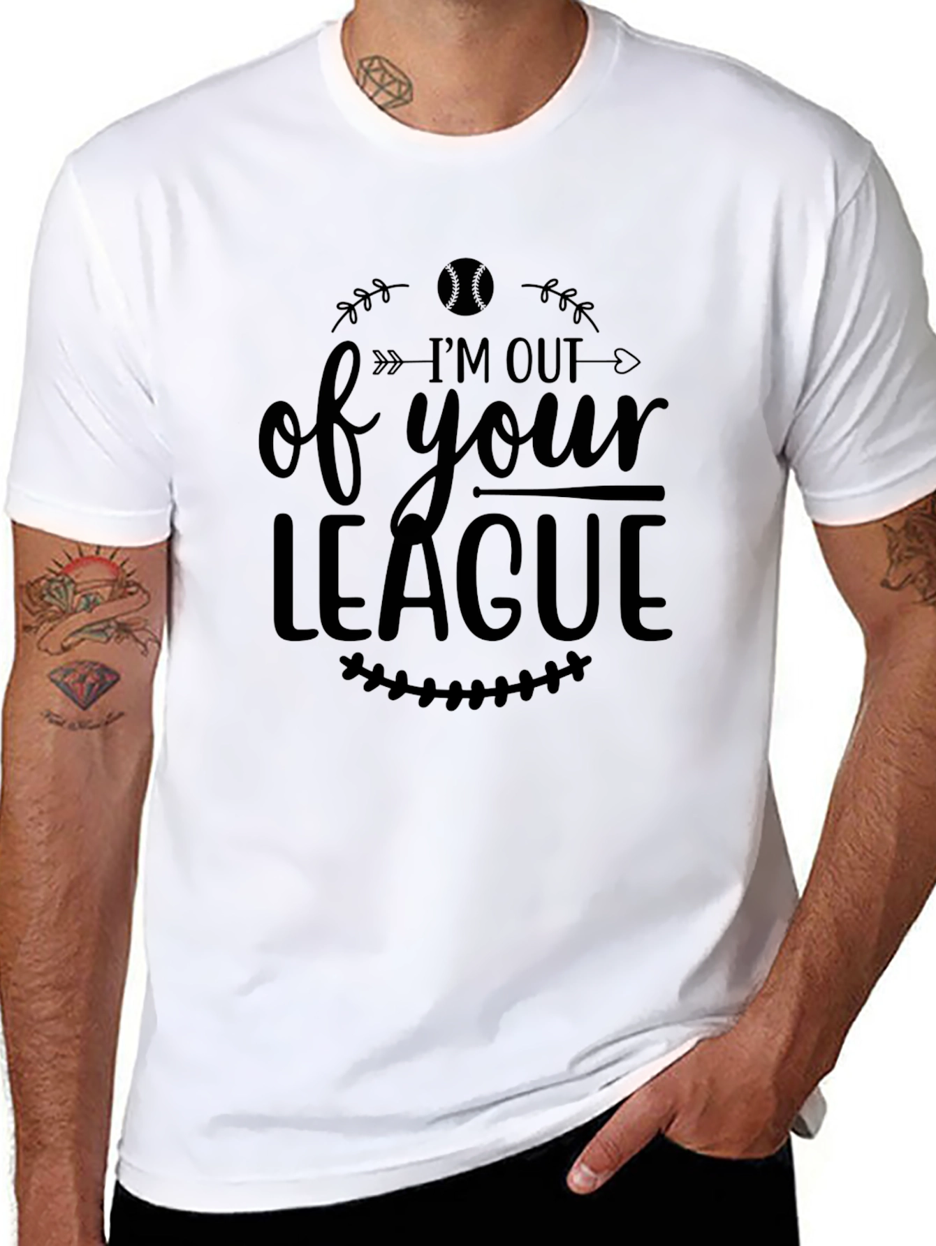 Im Out of Your League T-Shirt - Baseball Tee