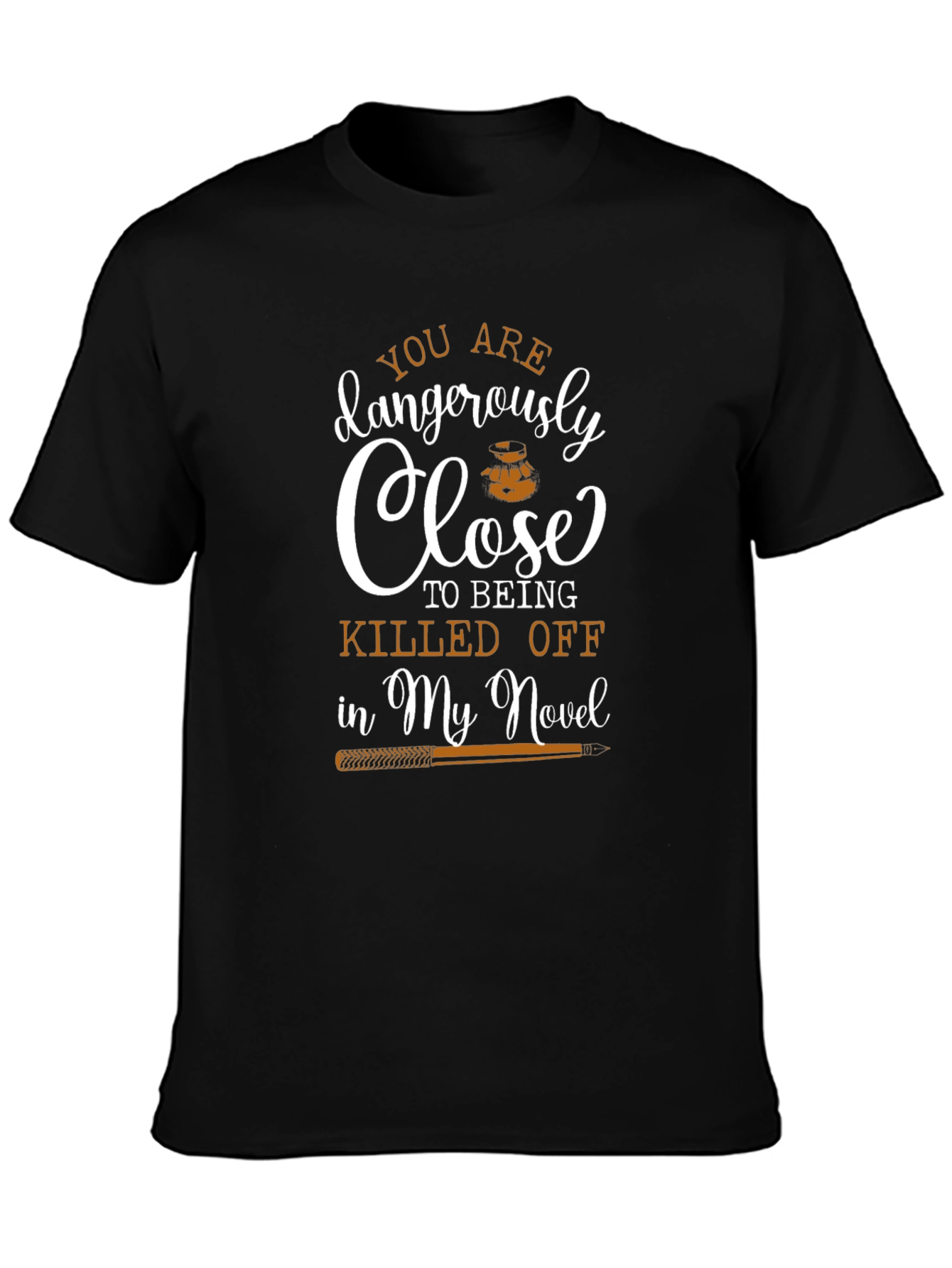 Dangerously Close Novel Black T-Shirt