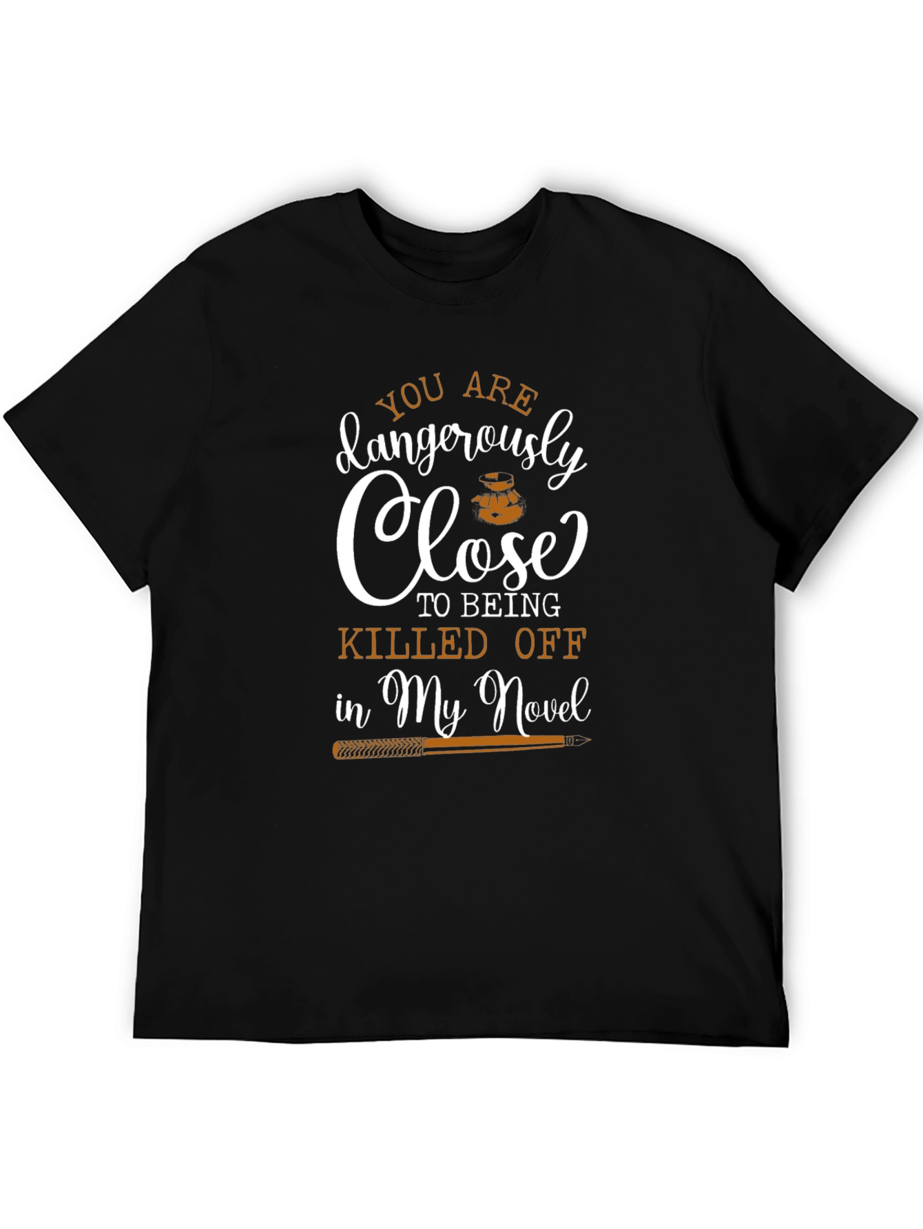 Dangerously Close Novel Black T-Shirt