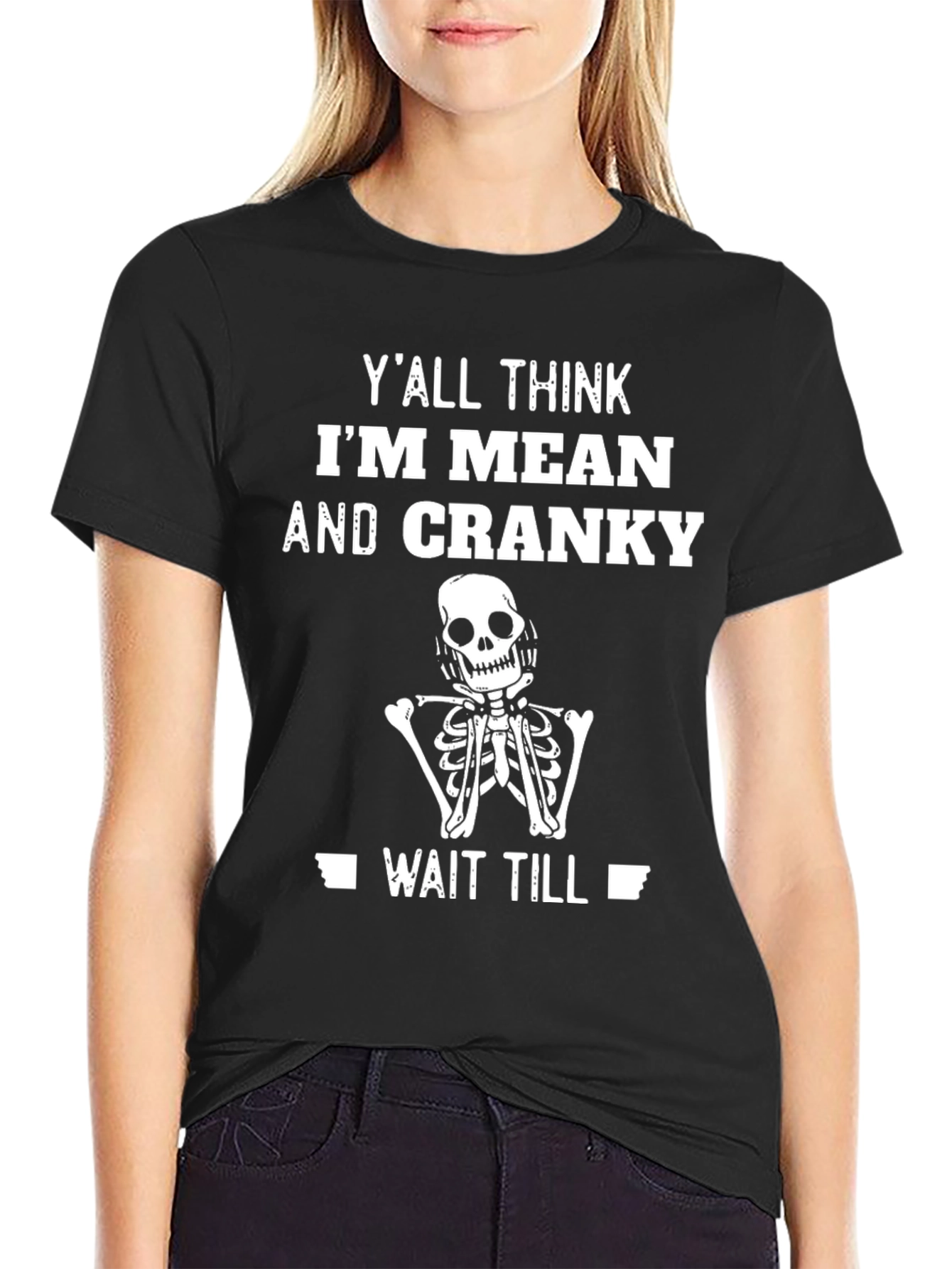 Mean & Cranky Skeleton T-Shirt