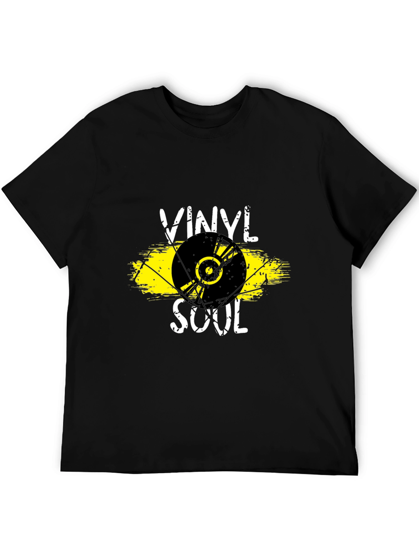 Vinyl Soul Graphic Tee - Black T-Shirt