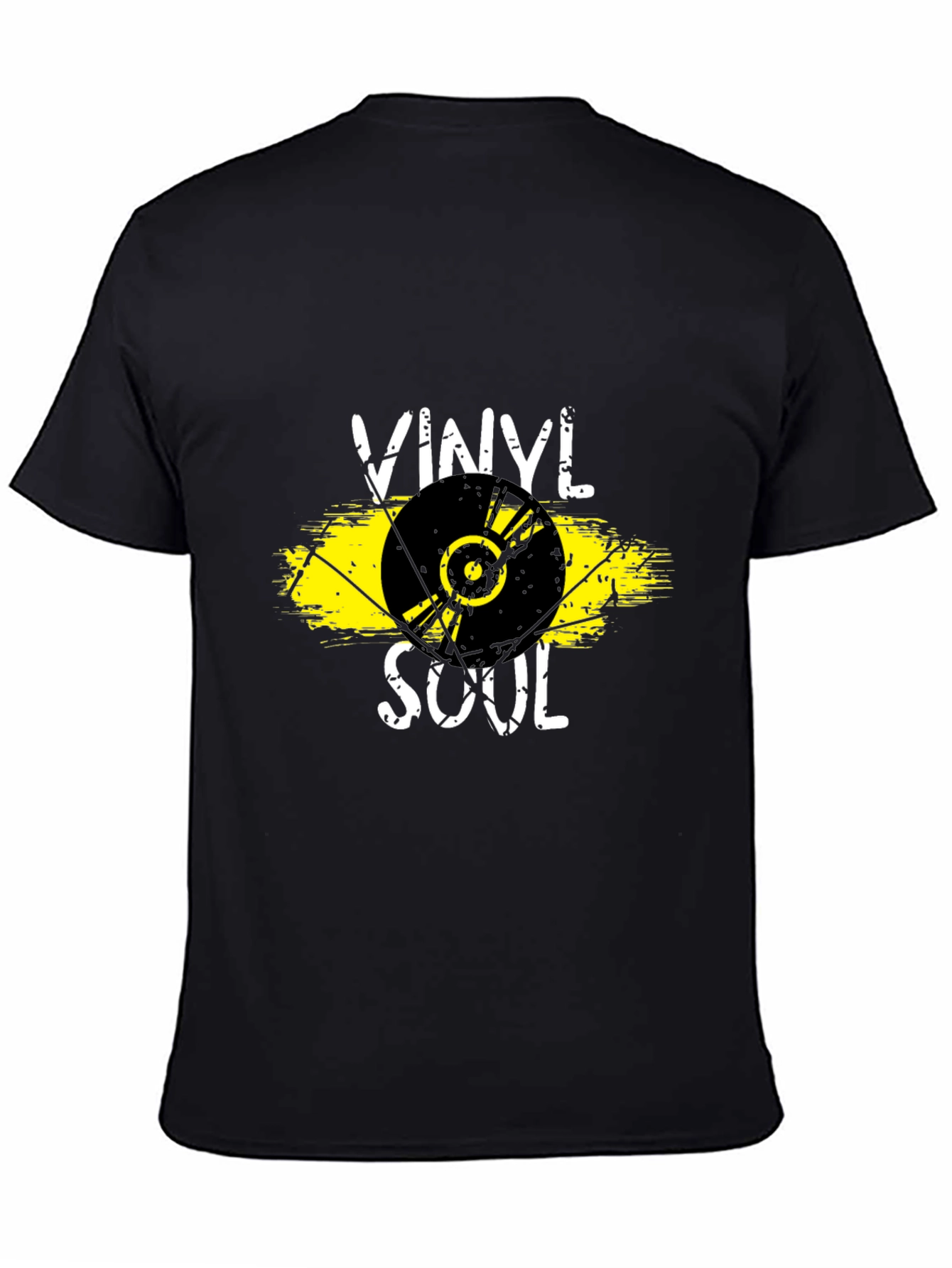 Vinyl Soul Graphic Tee - Black T-Shirt