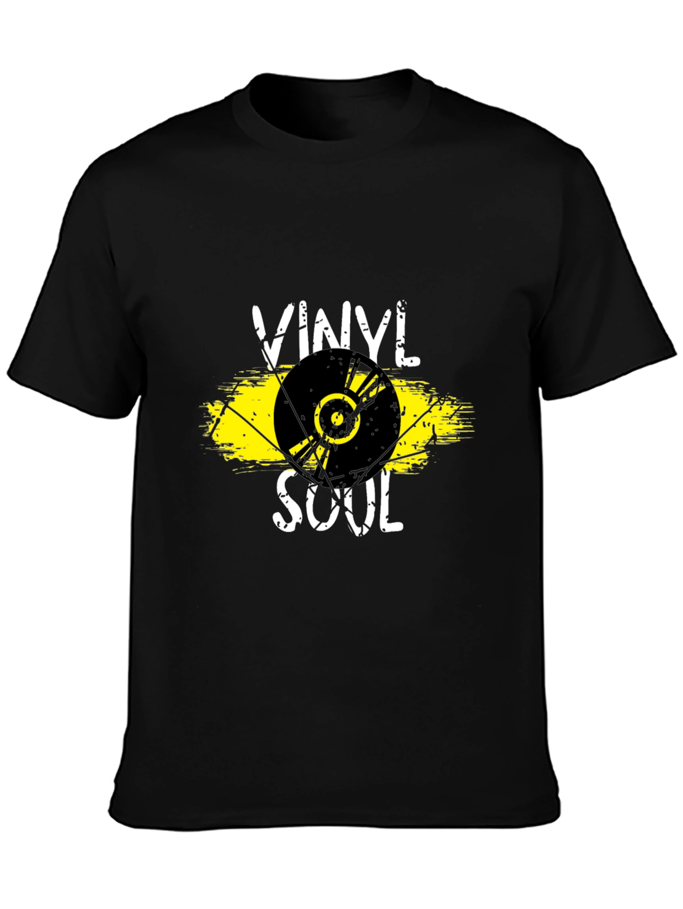 Vinyl Soul Graphic Tee - Black T-Shirt