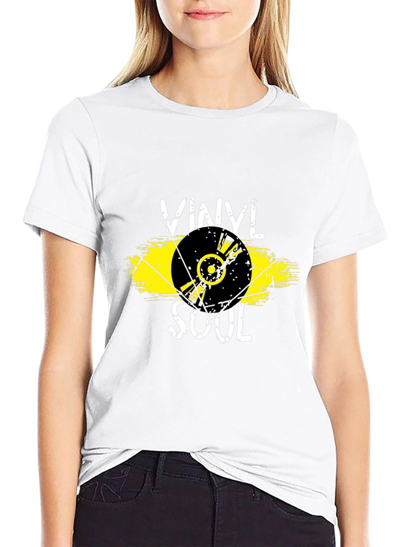 Vinyl Soul Graphic Tee - Black T-Shirt
