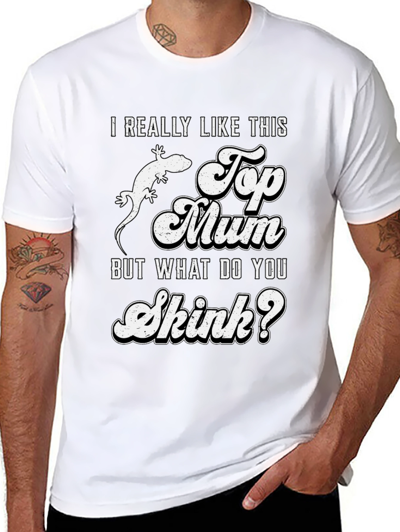 I Really Like This Top Mum Skink T-Shirt