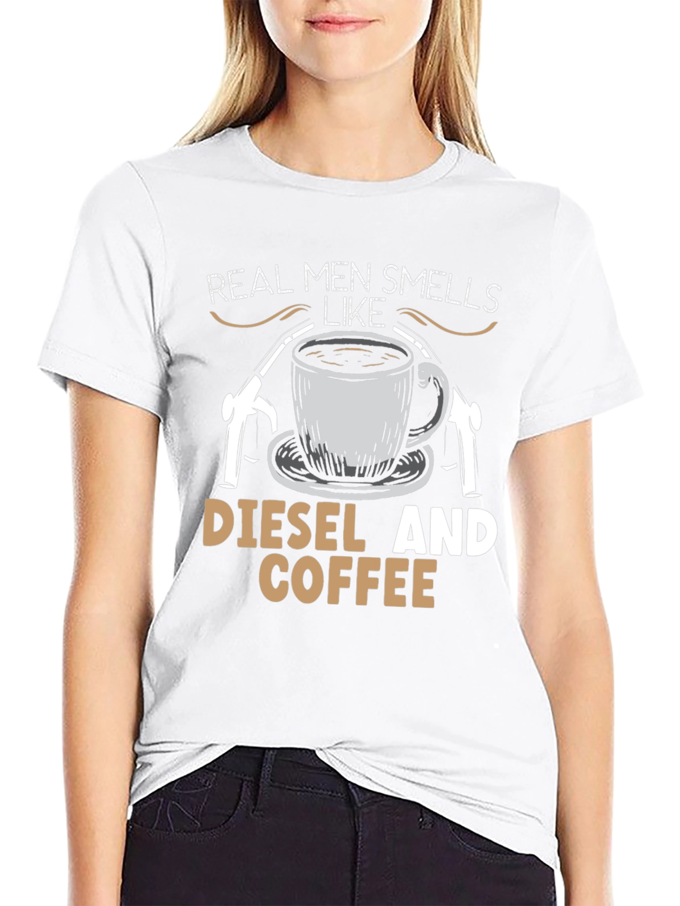 Real Men Diesel & Coffee Graphic Tee