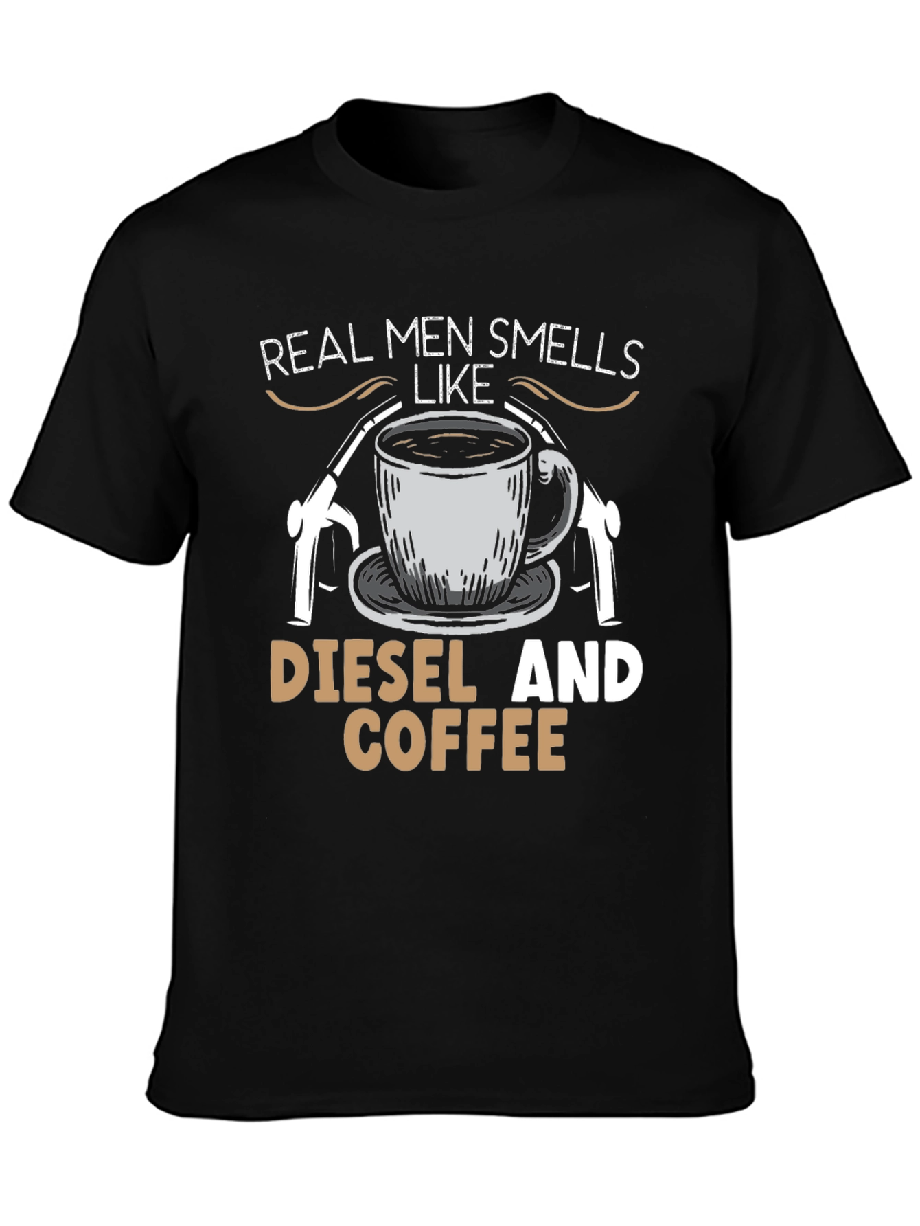 Real Men Diesel & Coffee Graphic Tee