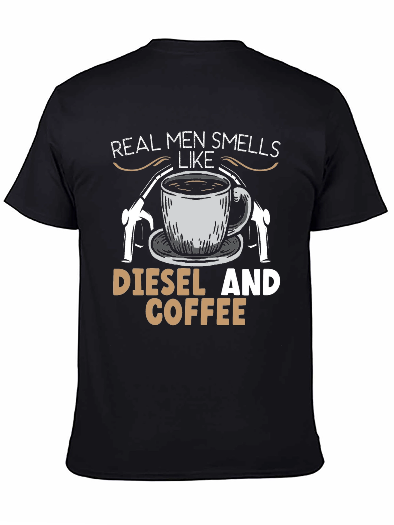 Real Men Diesel & Coffee Graphic Tee