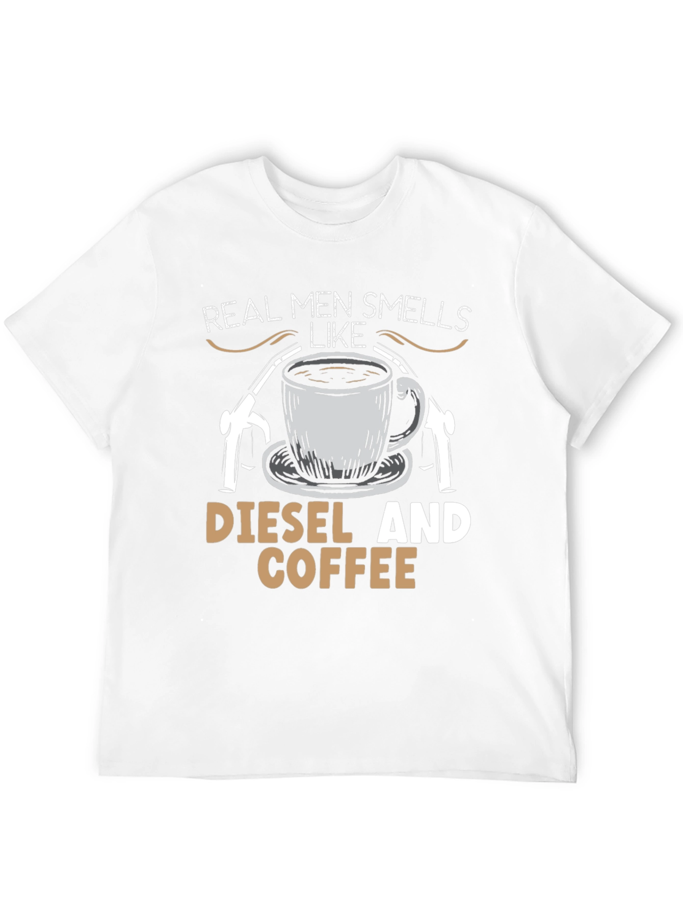 Real Men Diesel & Coffee Graphic Tee