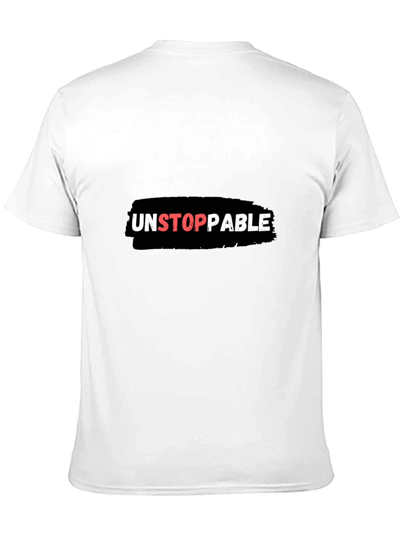 Unstoppable Graphic Tee - Black Cotton Blend