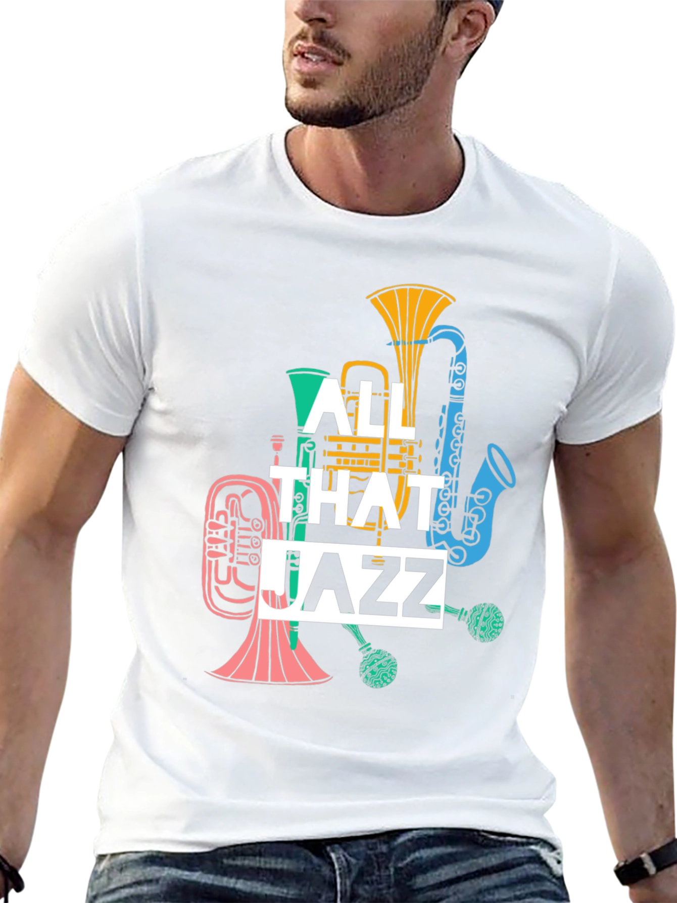 All That Jazz Graphic Tee - Music Lover Shirt