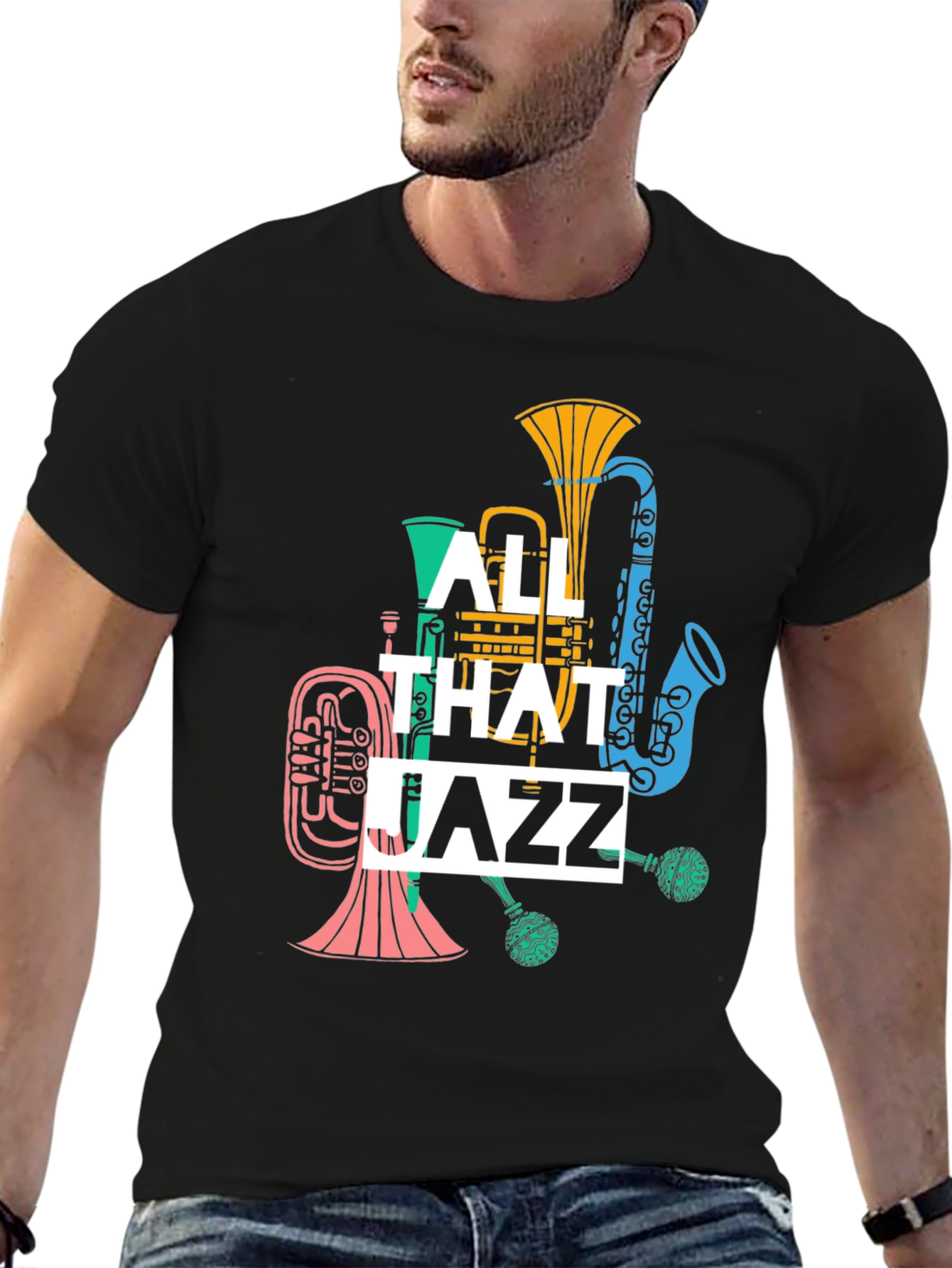 All That Jazz Graphic Tee - Music Lover Shirt