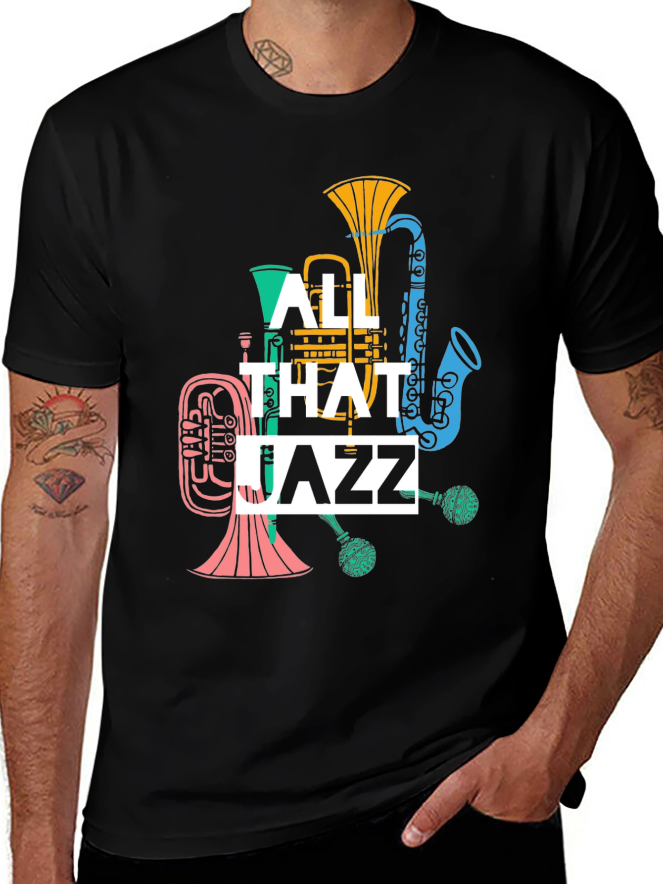 All That Jazz Graphic Tee - Music Lover Shirt