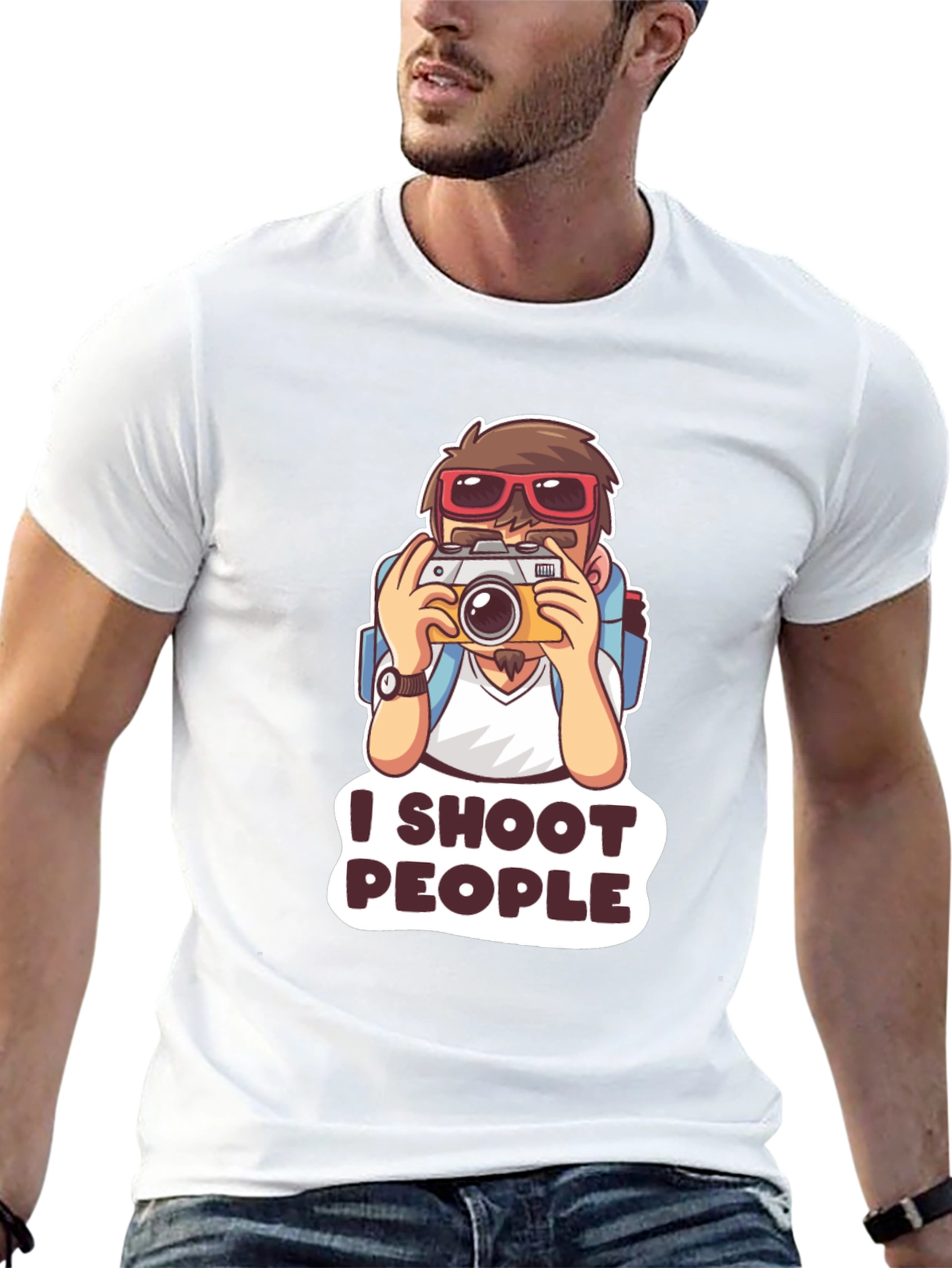 I Shoot People T-Shirt - Photography Humor Tee
