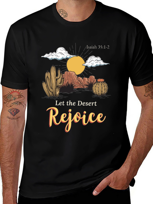 Desert Rejoice Black Graphic Tee