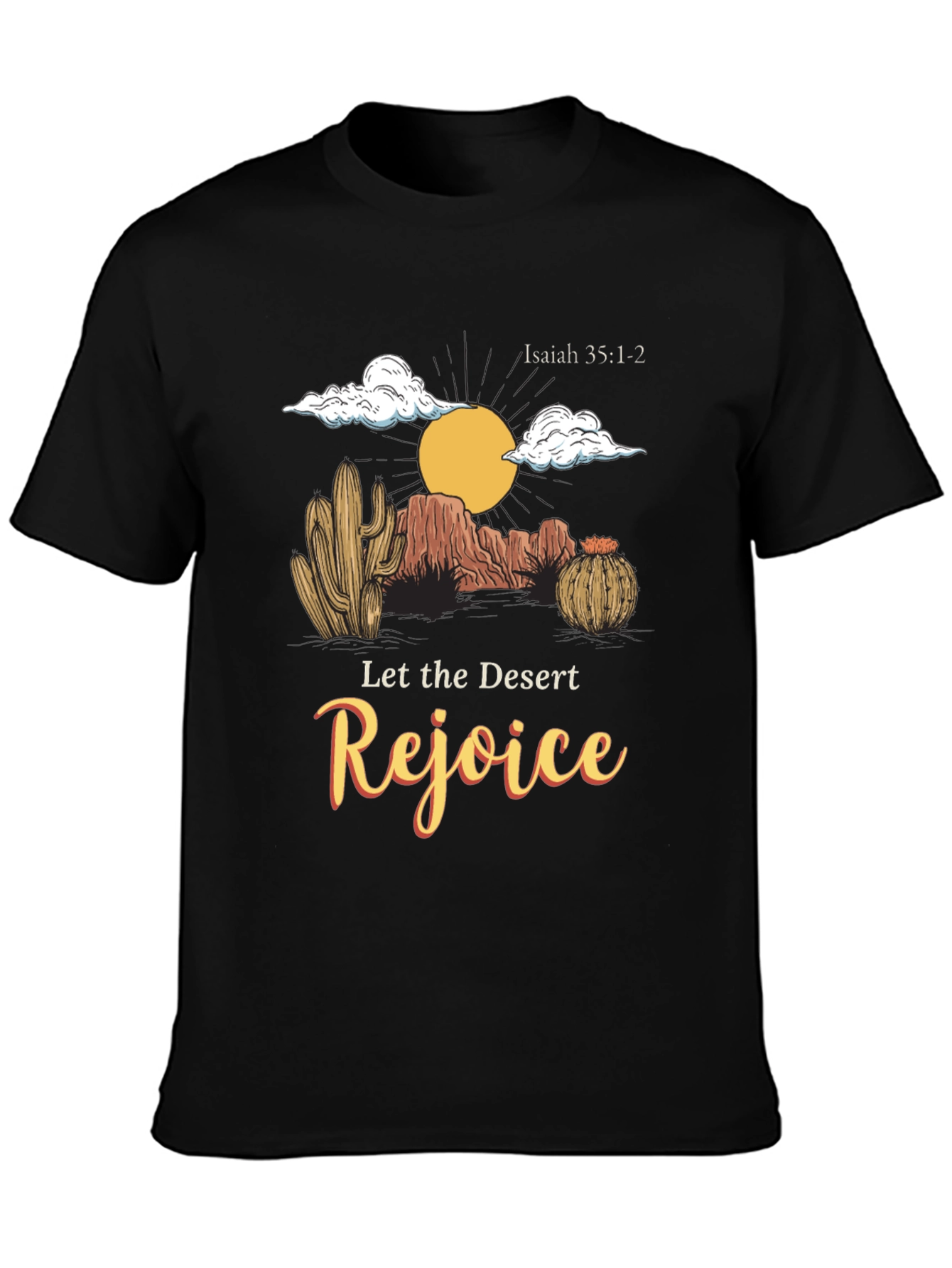 Desert Rejoice Black Graphic Tee
