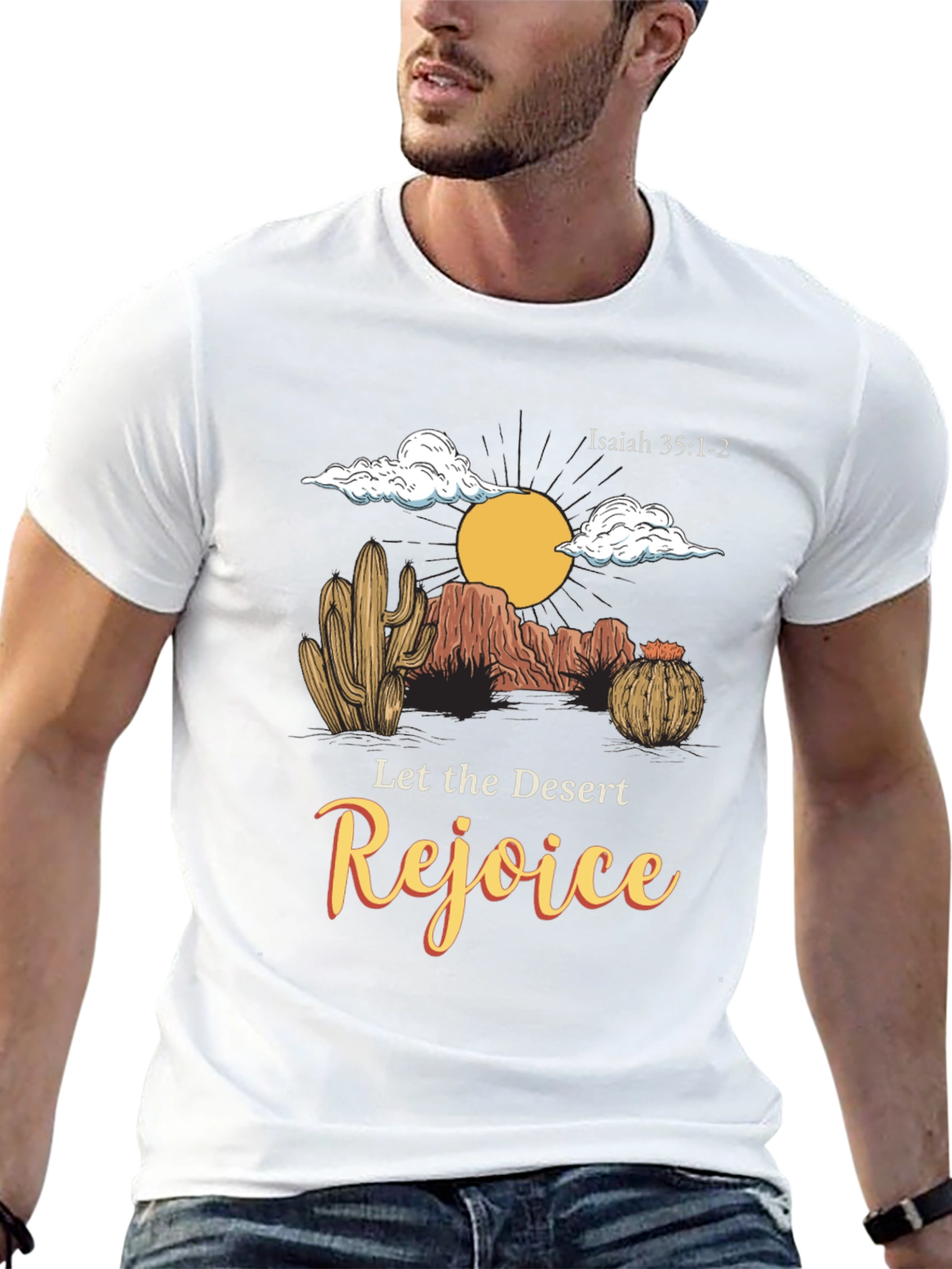 Desert Rejoice Black Graphic Tee