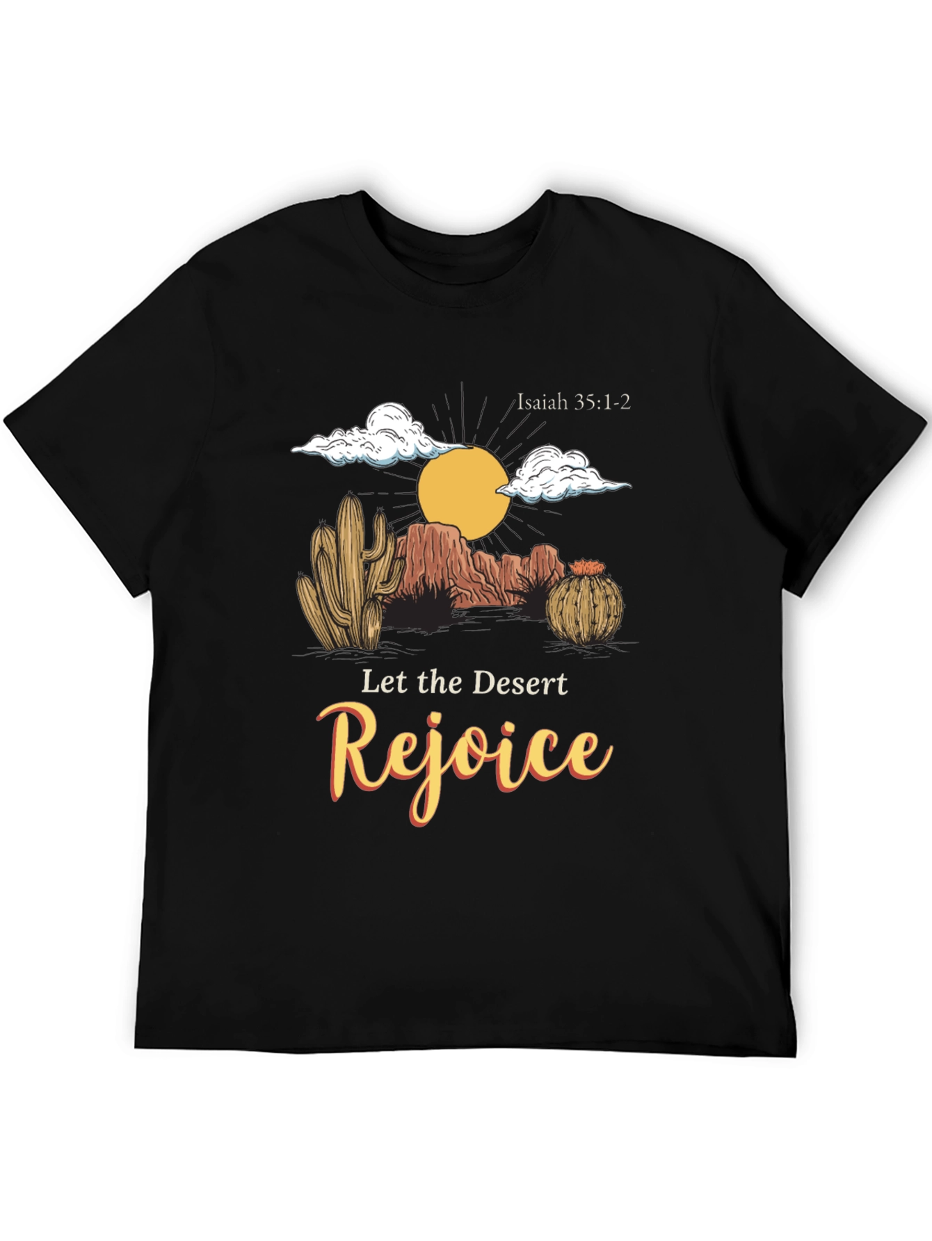 Desert Rejoice Black Graphic Tee