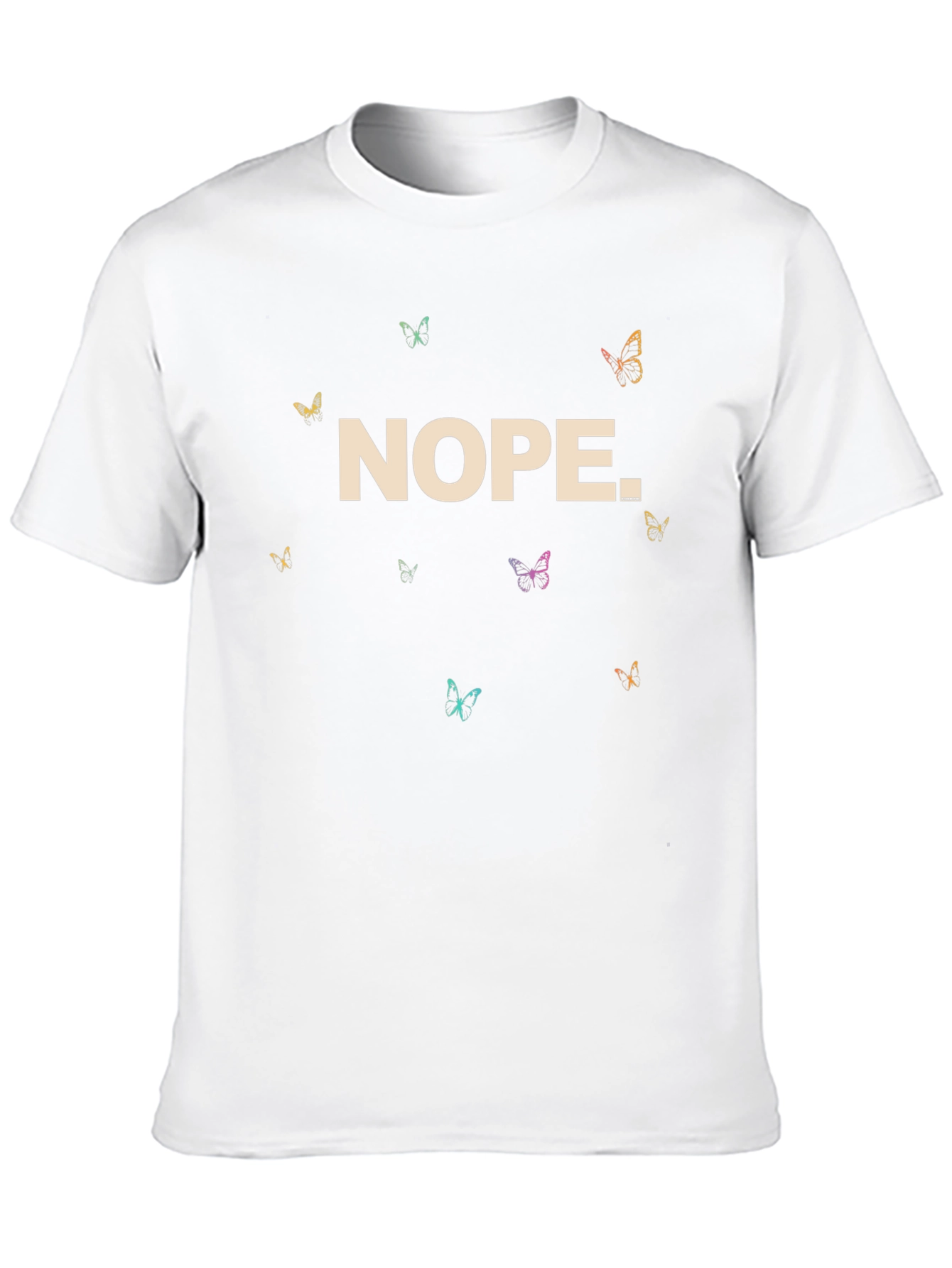 Nope Butterfly Graphic Tee