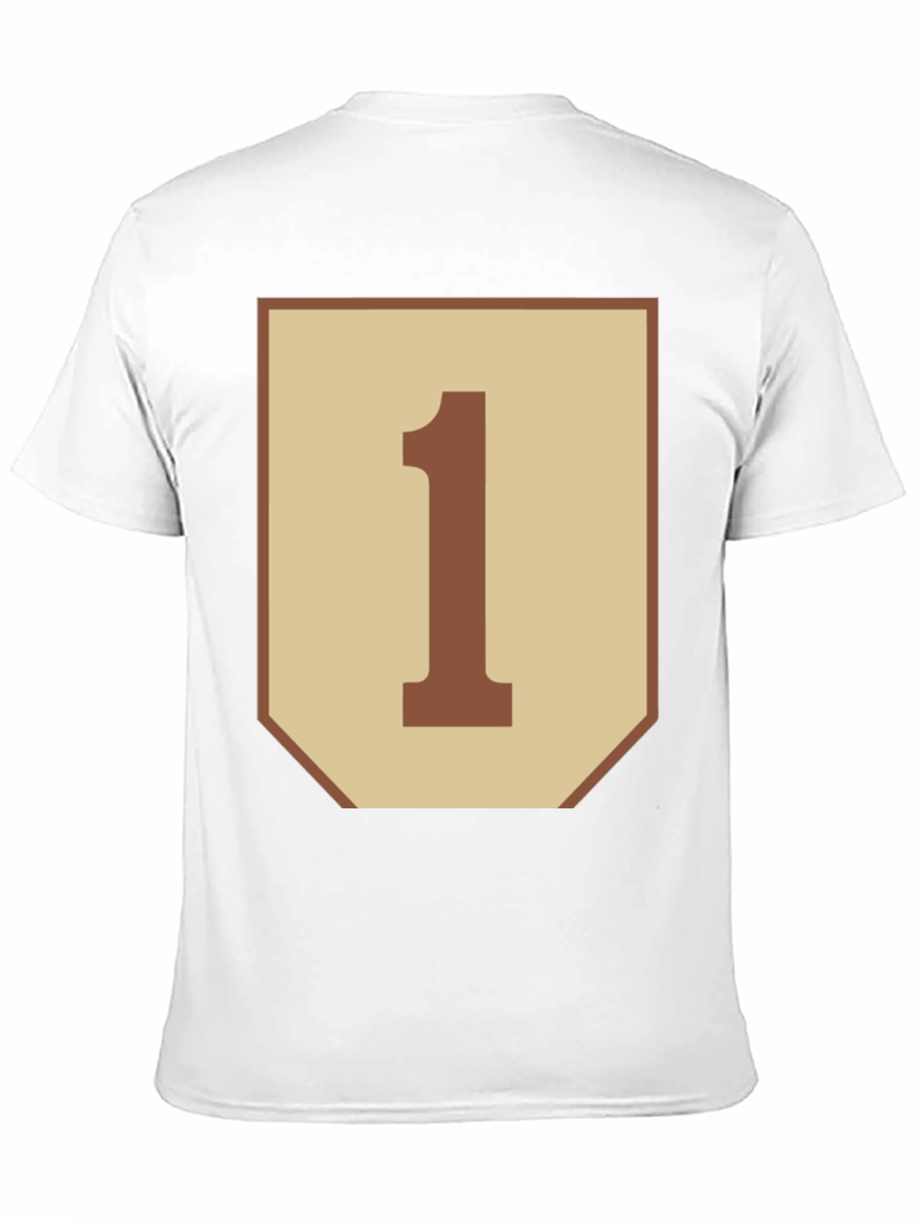 Number One Graphic Tee - Black Cotton Blend Shirt