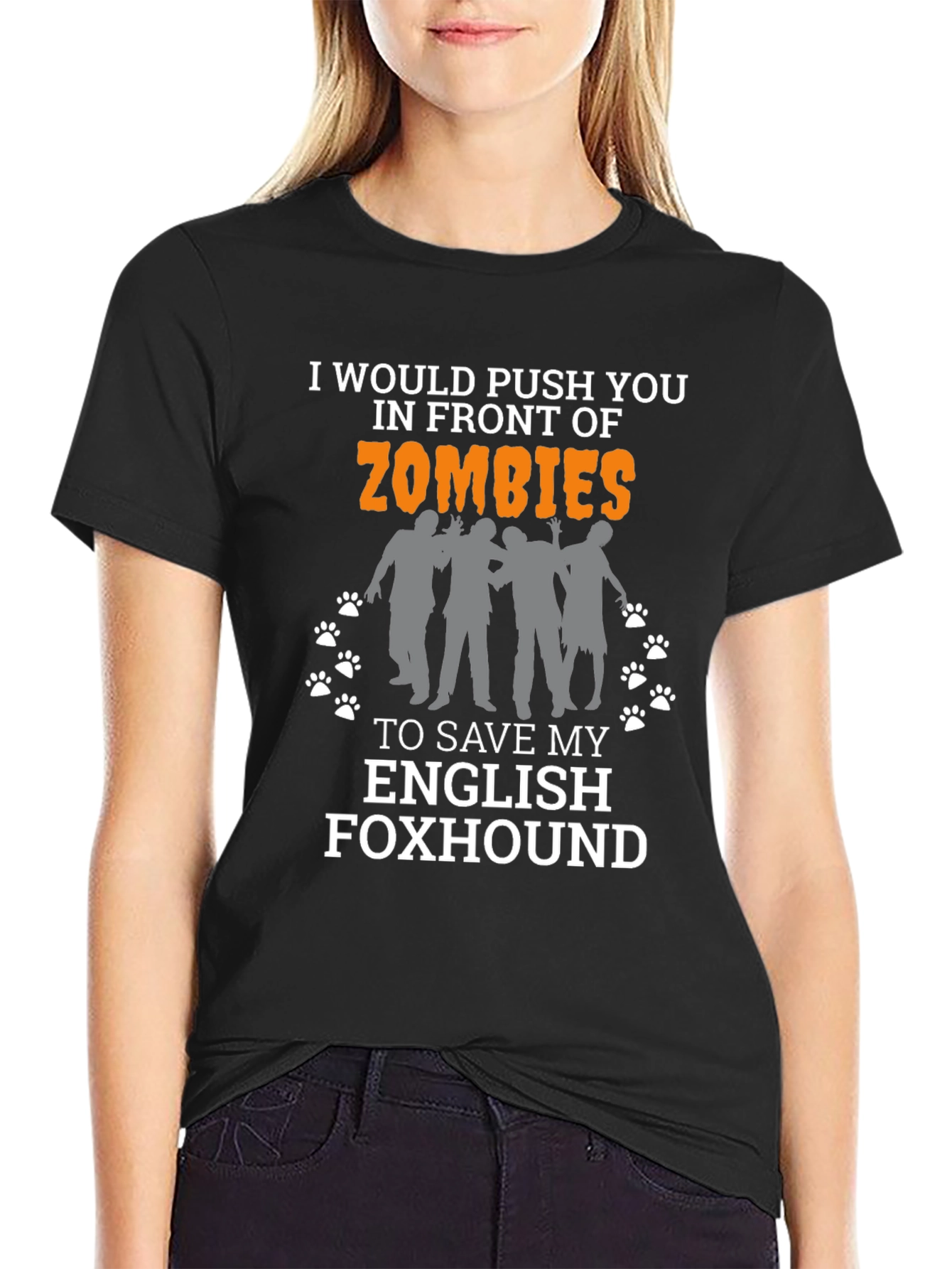 Zombie English Foxhound T-Shirt