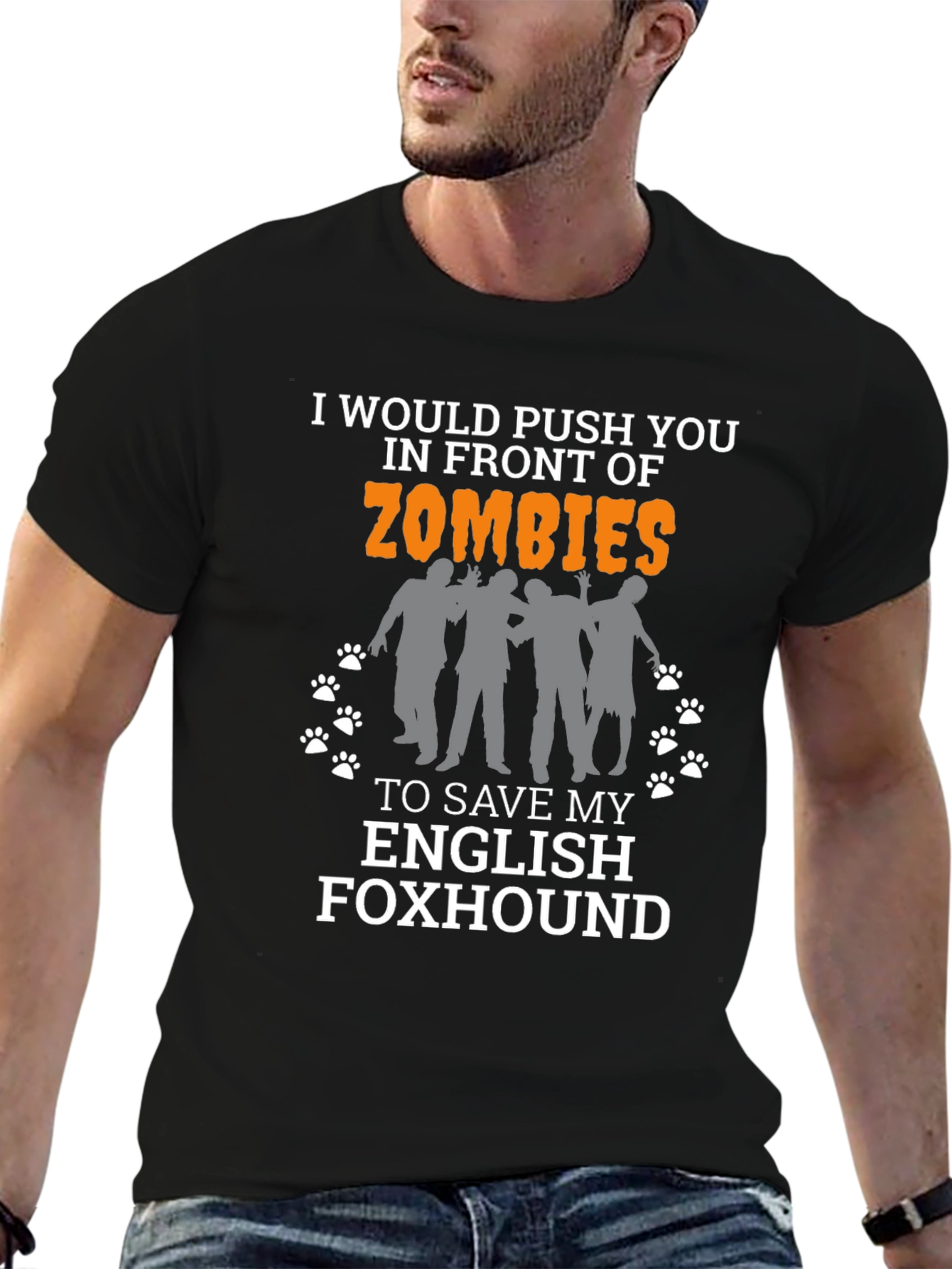 Zombie English Foxhound T-Shirt