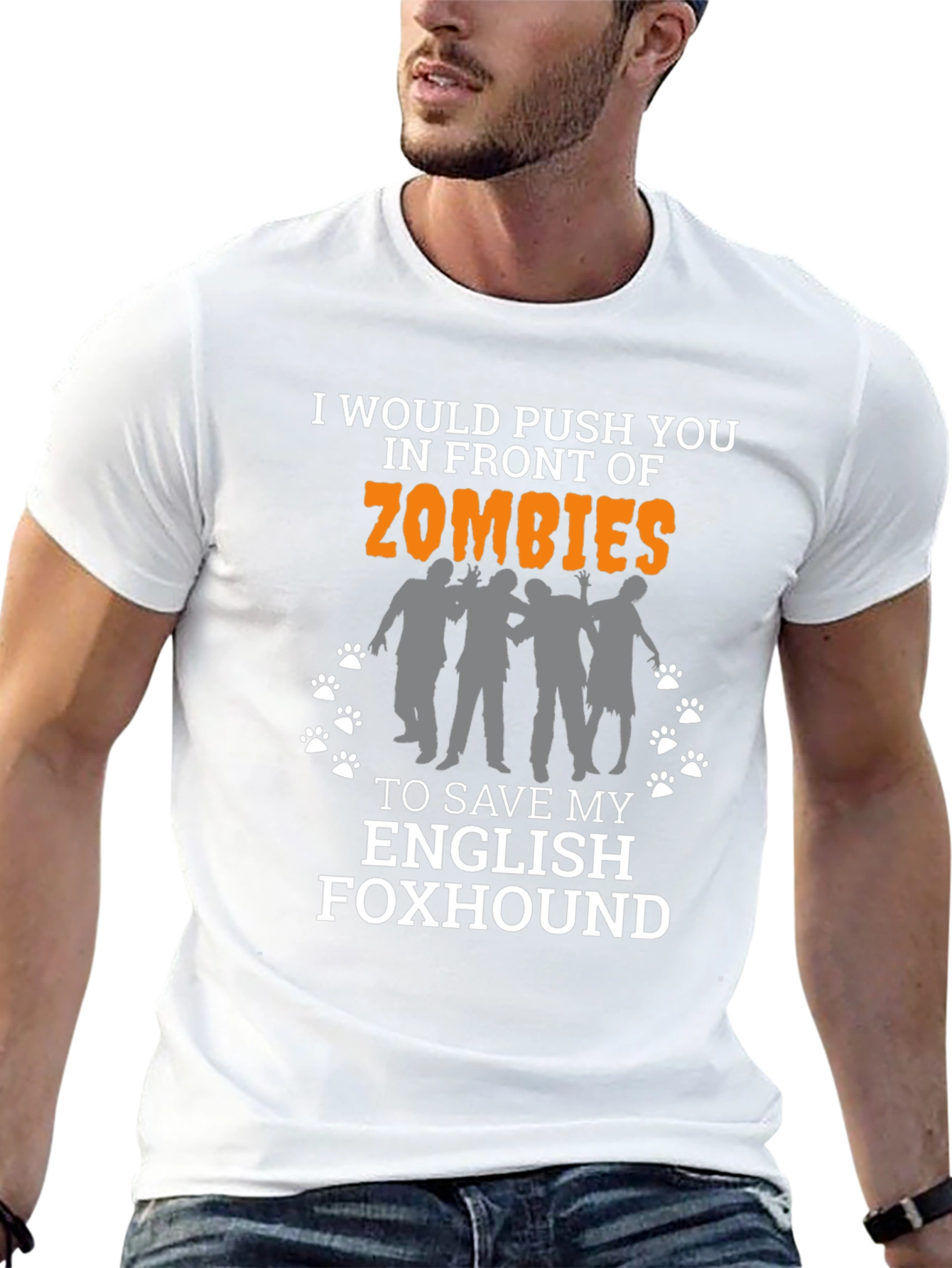 Zombie English Foxhound T-Shirt