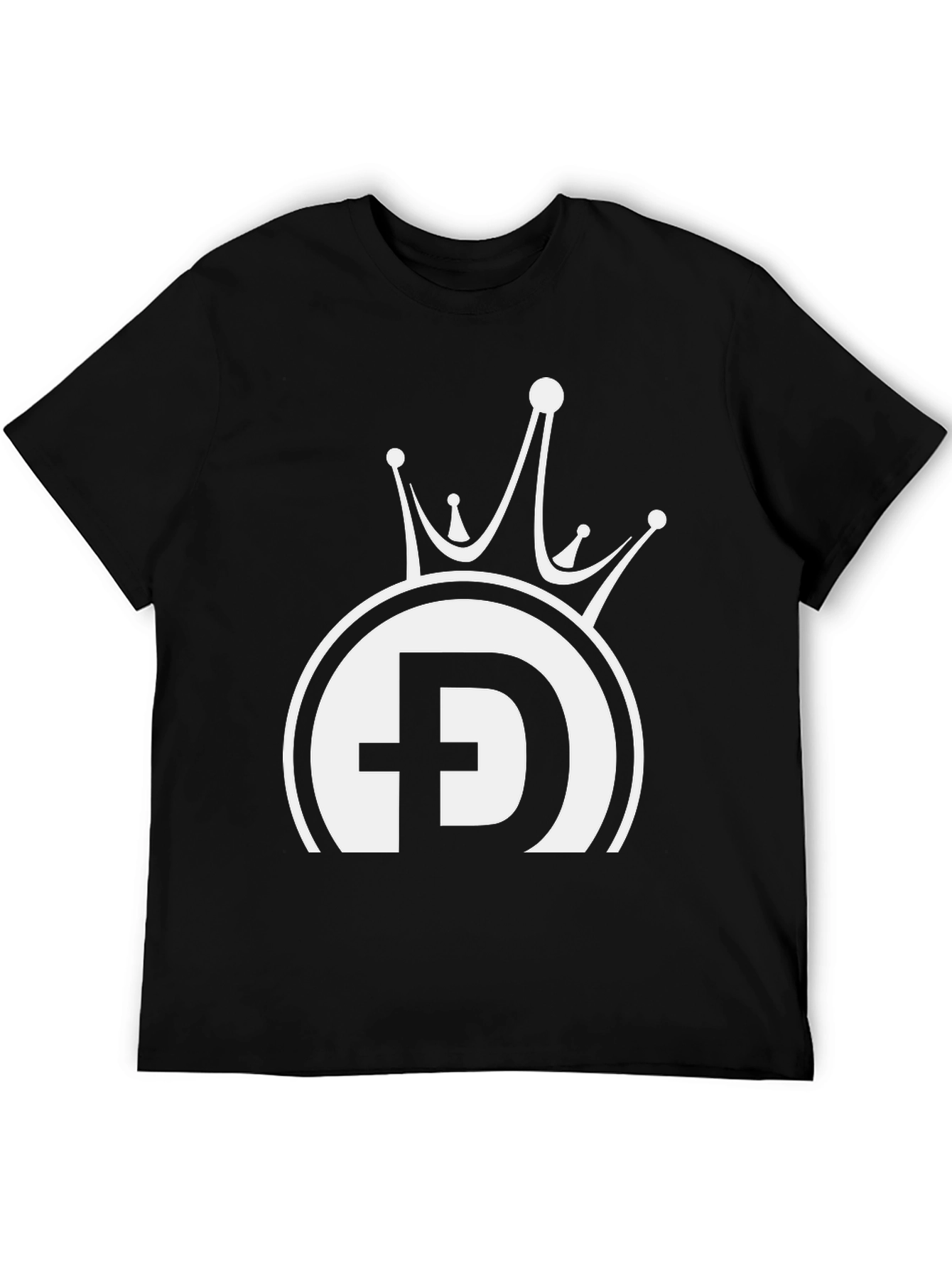 King Doge Black T-Shirt