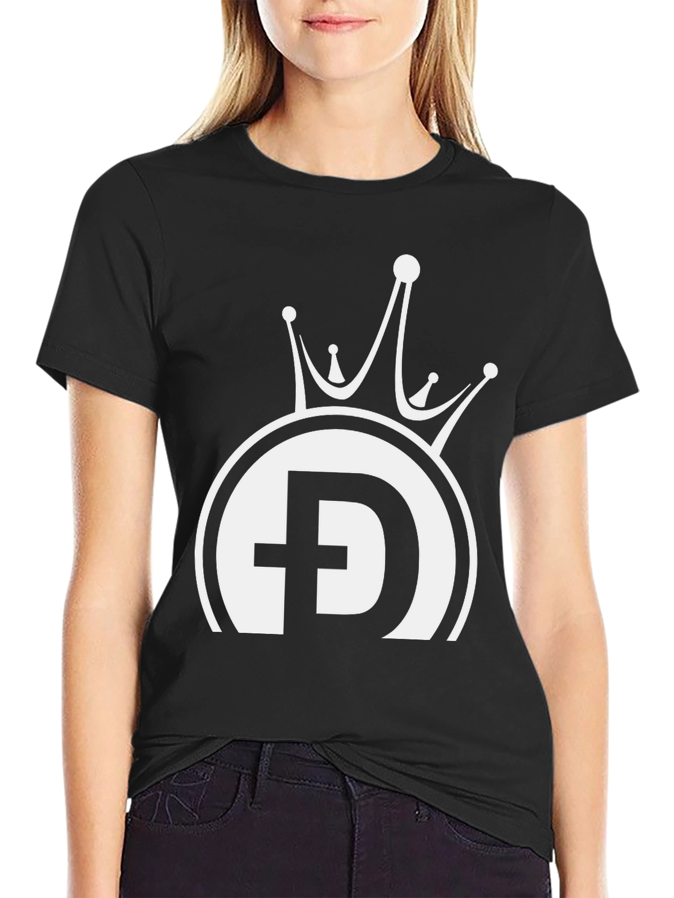 King Doge Black T-Shirt