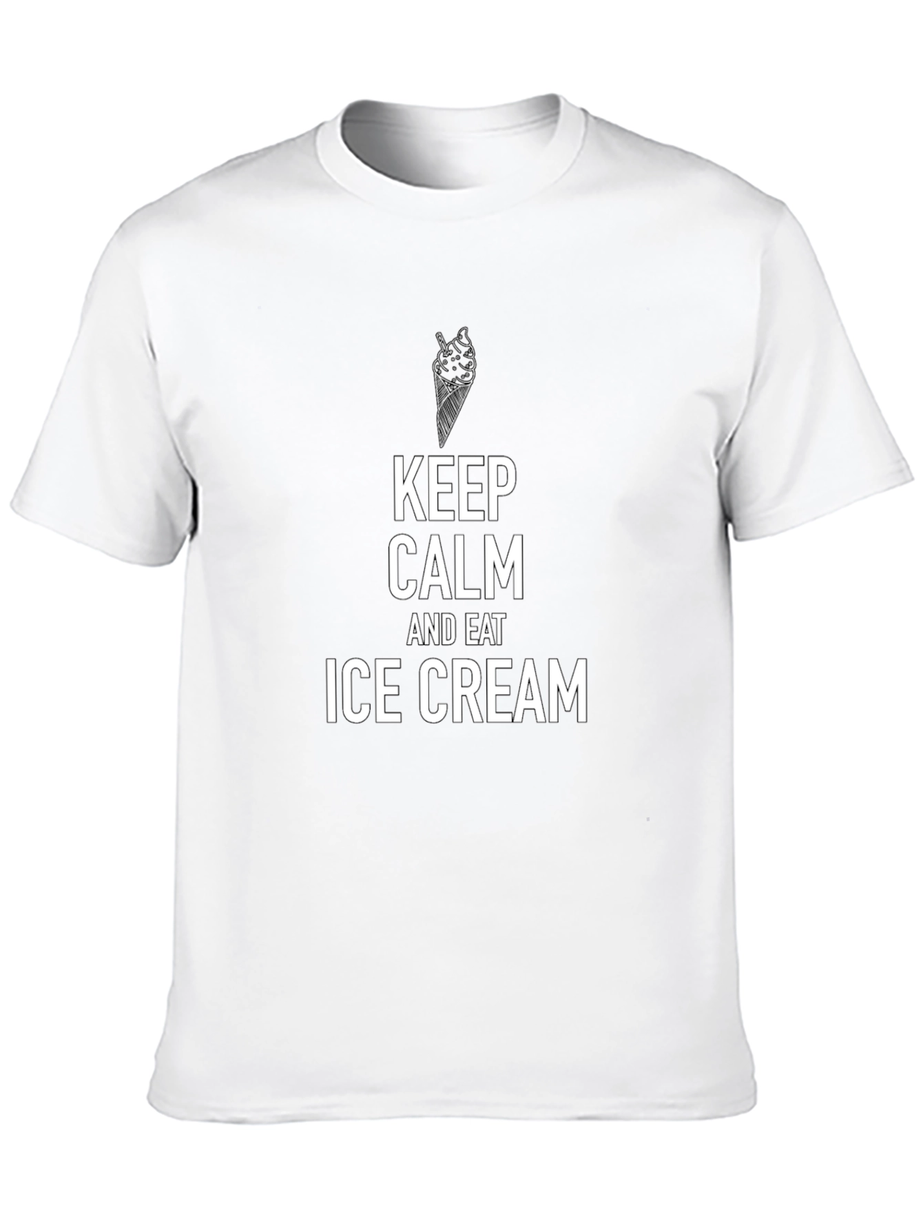 Keep Calm and Eat Ice Cream T-Shirt