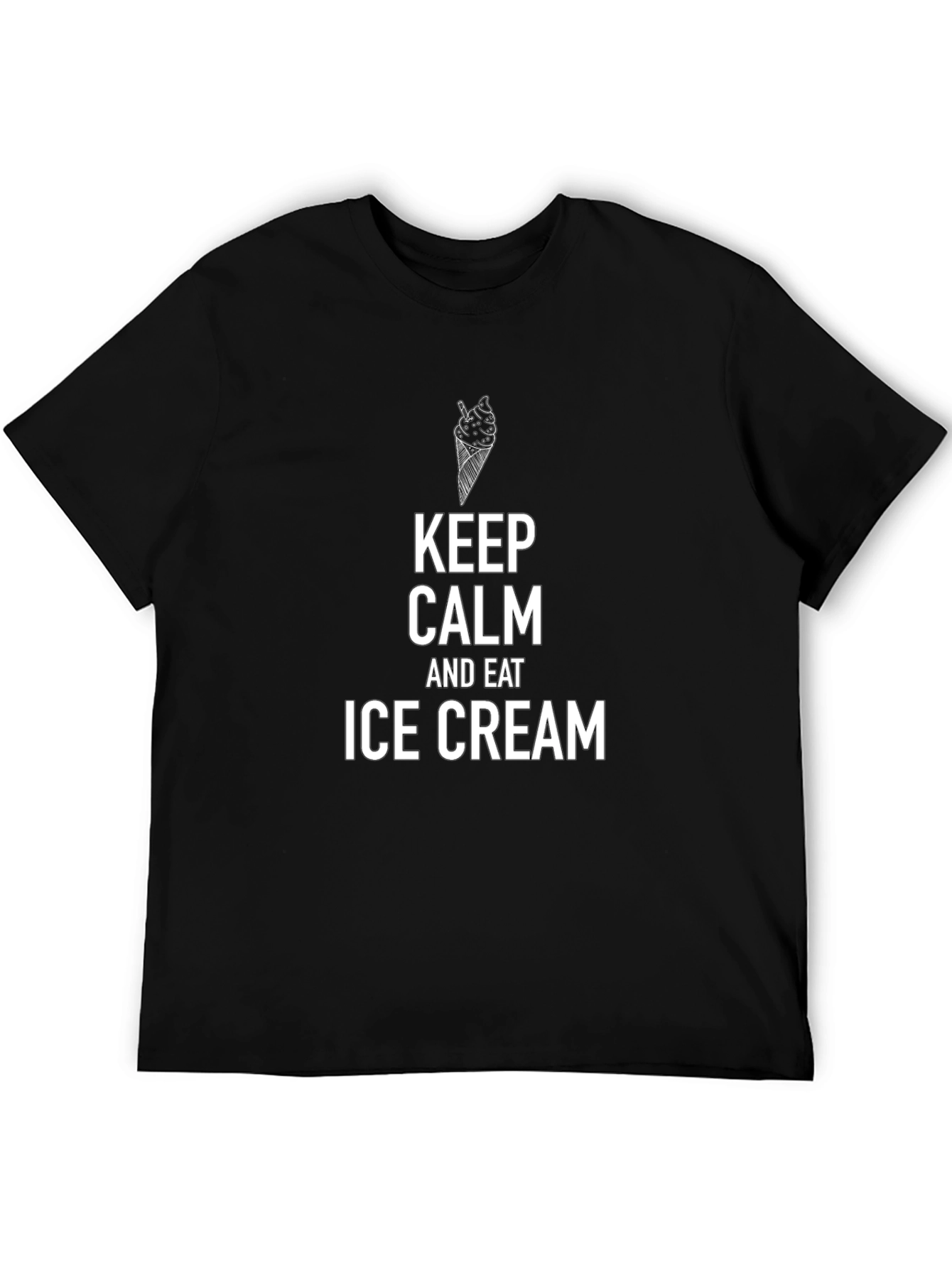 Keep Calm and Eat Ice Cream T-Shirt